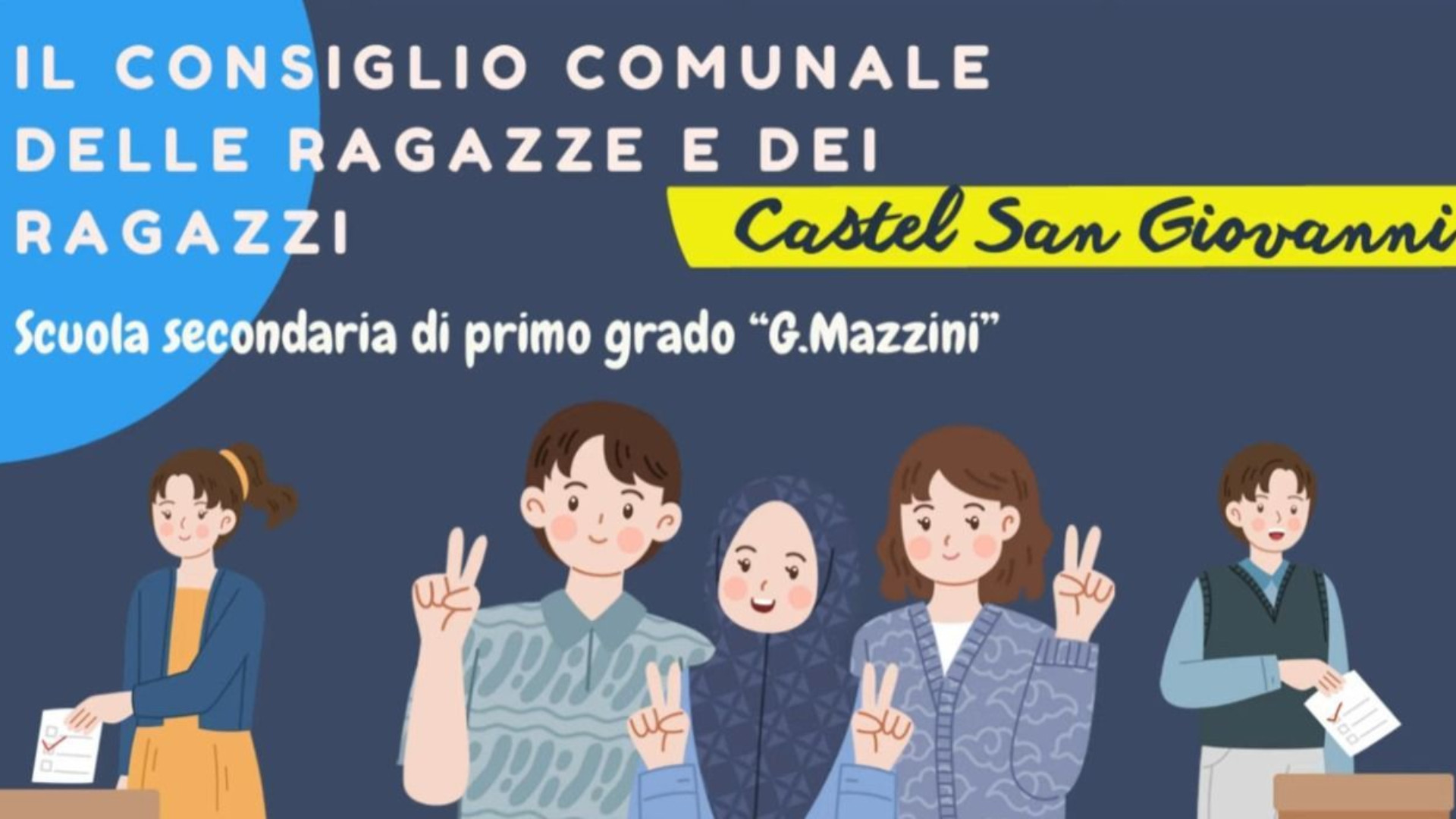 Castello, consiglio dei ragazzi: tre candidati per 437 votanti