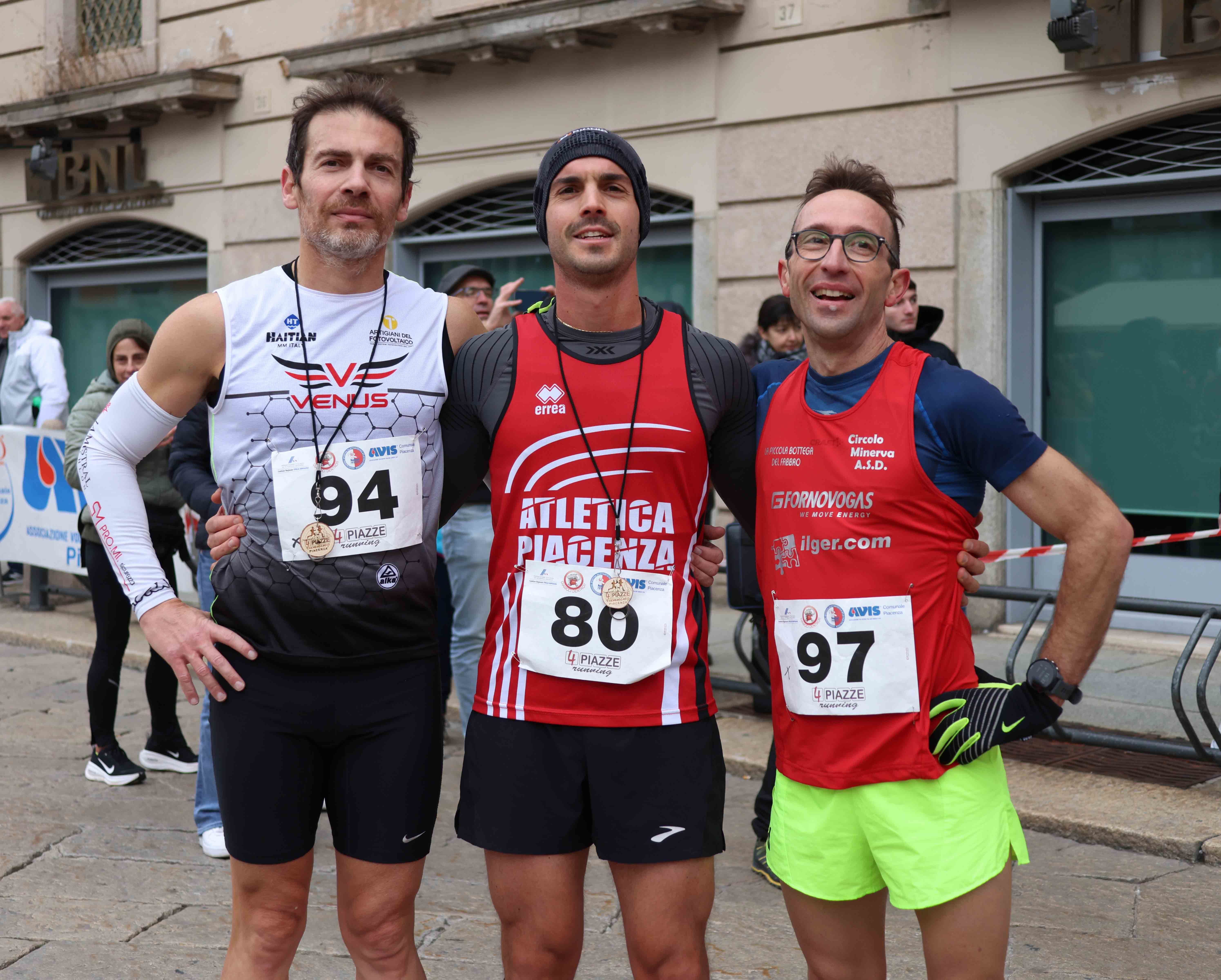 Huber Rossi, Giovanni Marchesi e Claudio Tanzi (foto Cavalli)