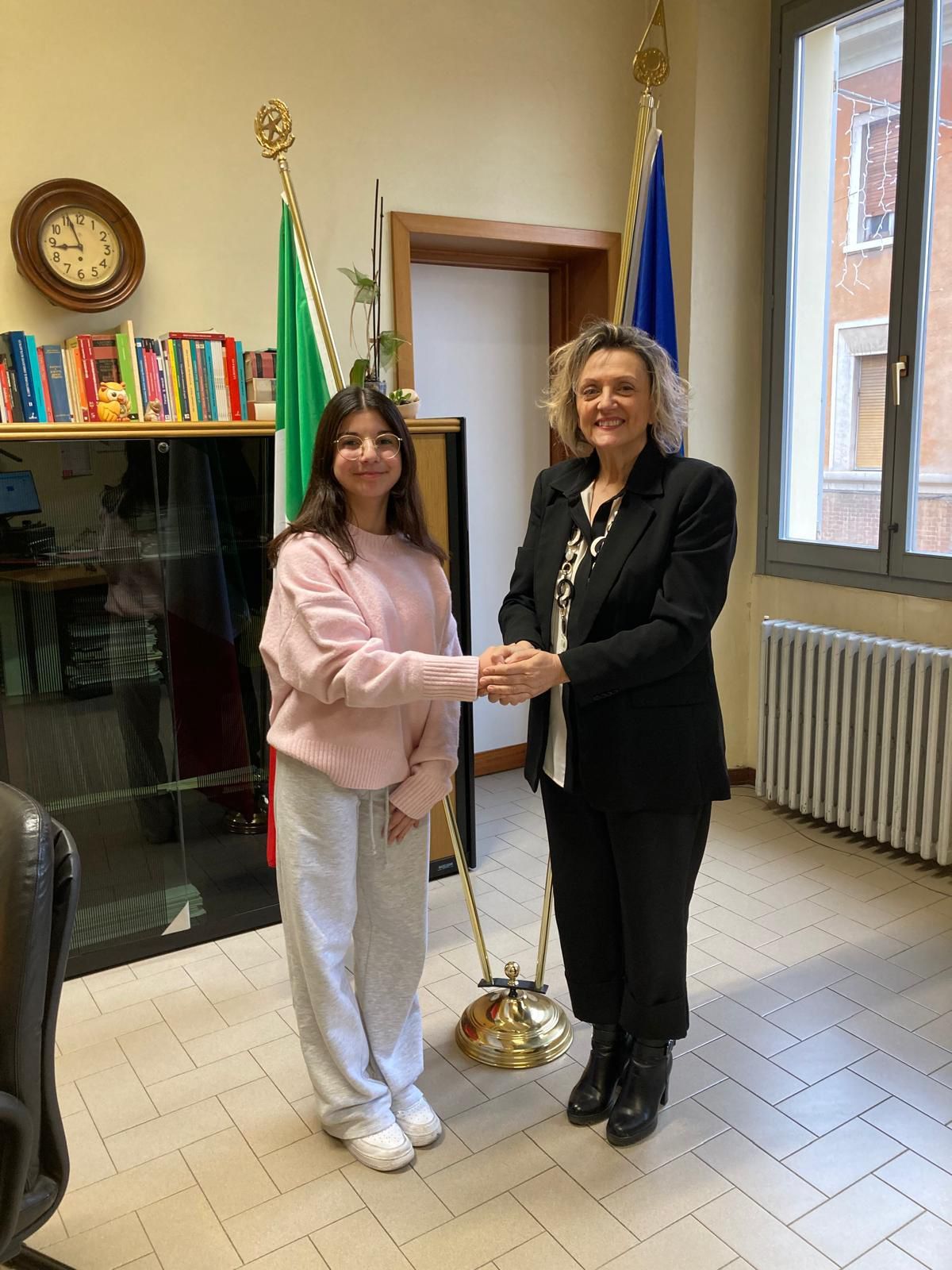 la neoeletta sindaca dei ragazzi Valentina Fanini