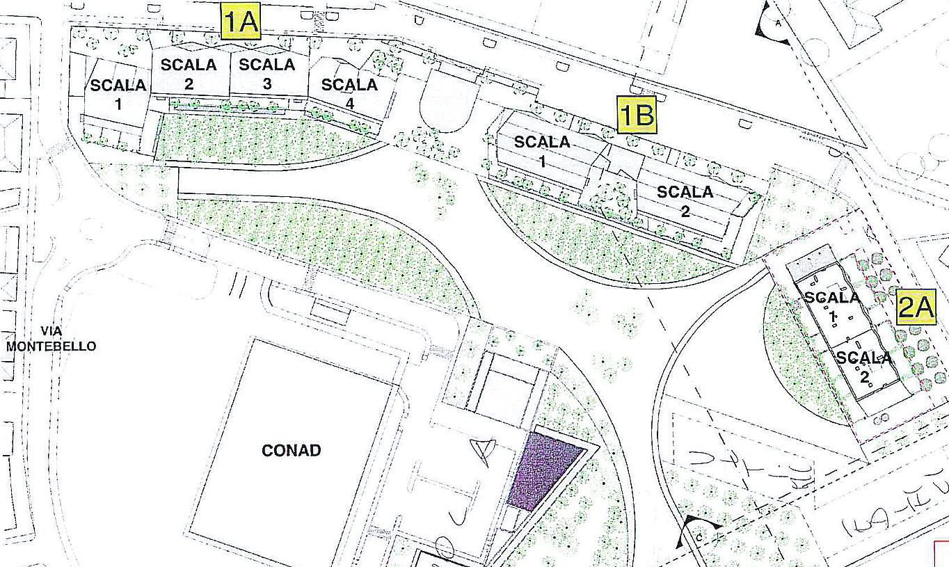 Gli edifici attualmente in costruzione di 7, 6 e 5 piani