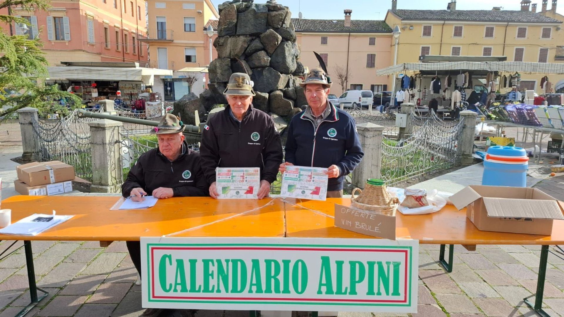 Calendario alpini di Agazzano, sintesi di valori