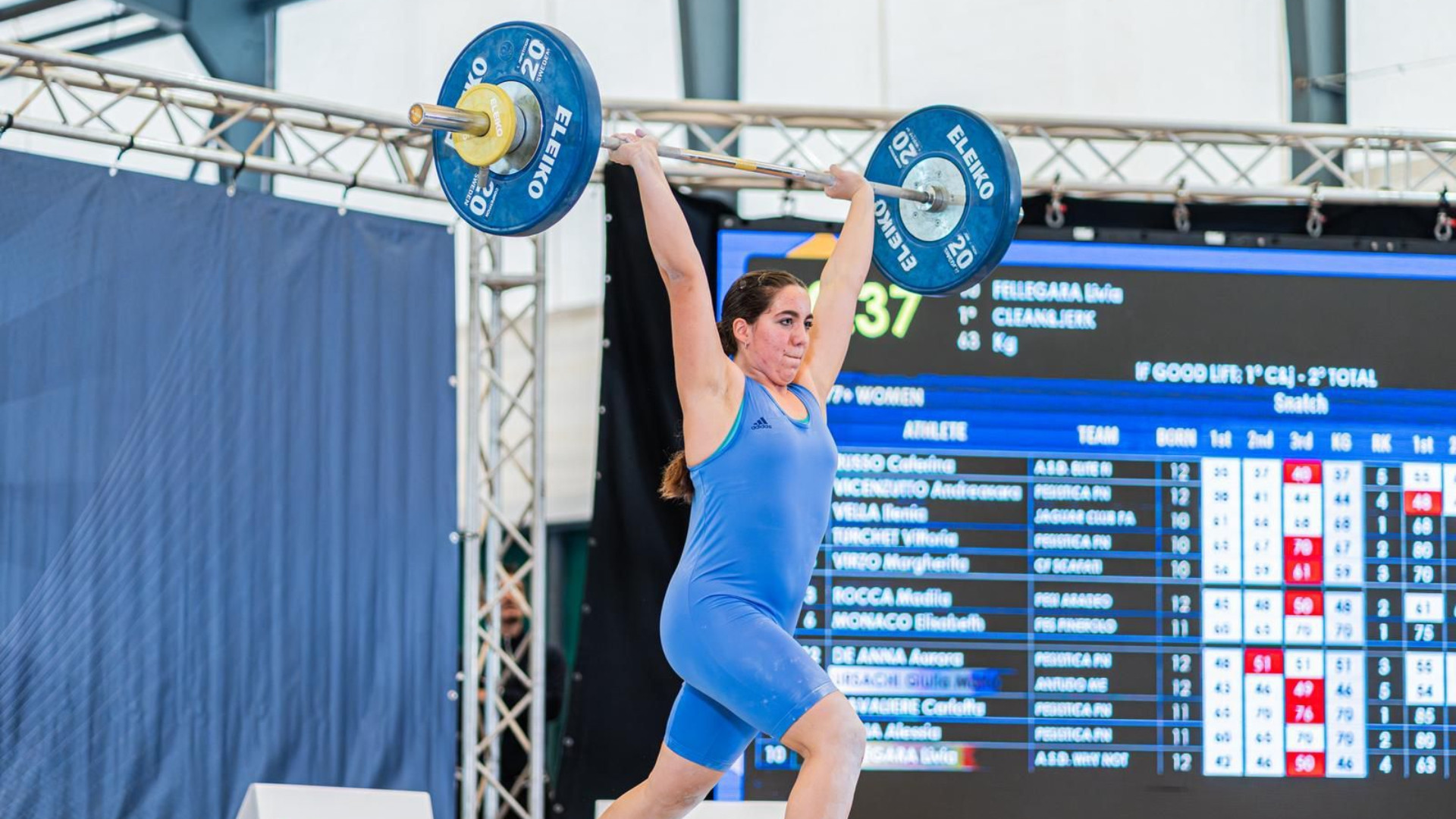 La migliore nel sollevamento pesi, Livia da Sarmato è campionessa