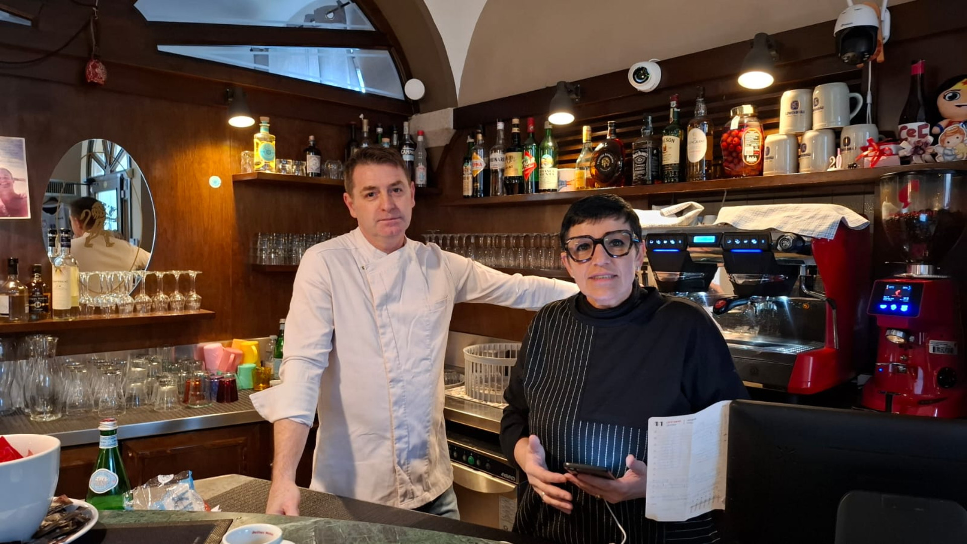 Marco Pallaroni e Monica Morini