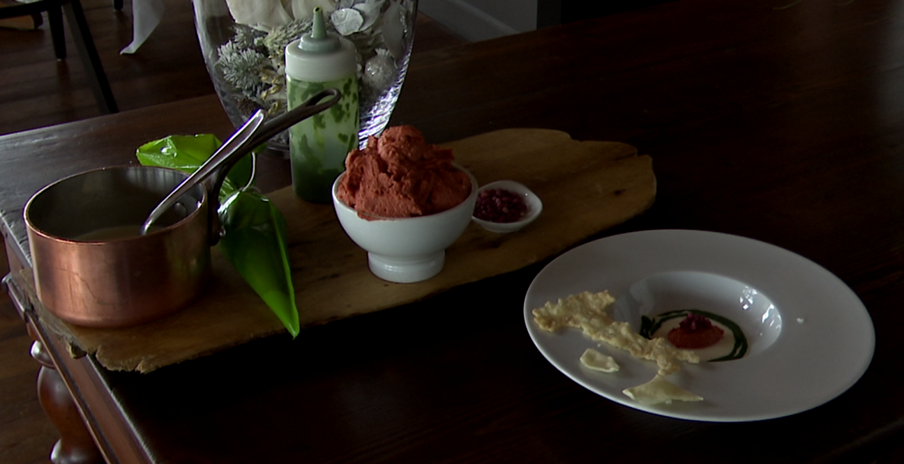 Il piatto ideato dalla chef stellata Mazzocchi