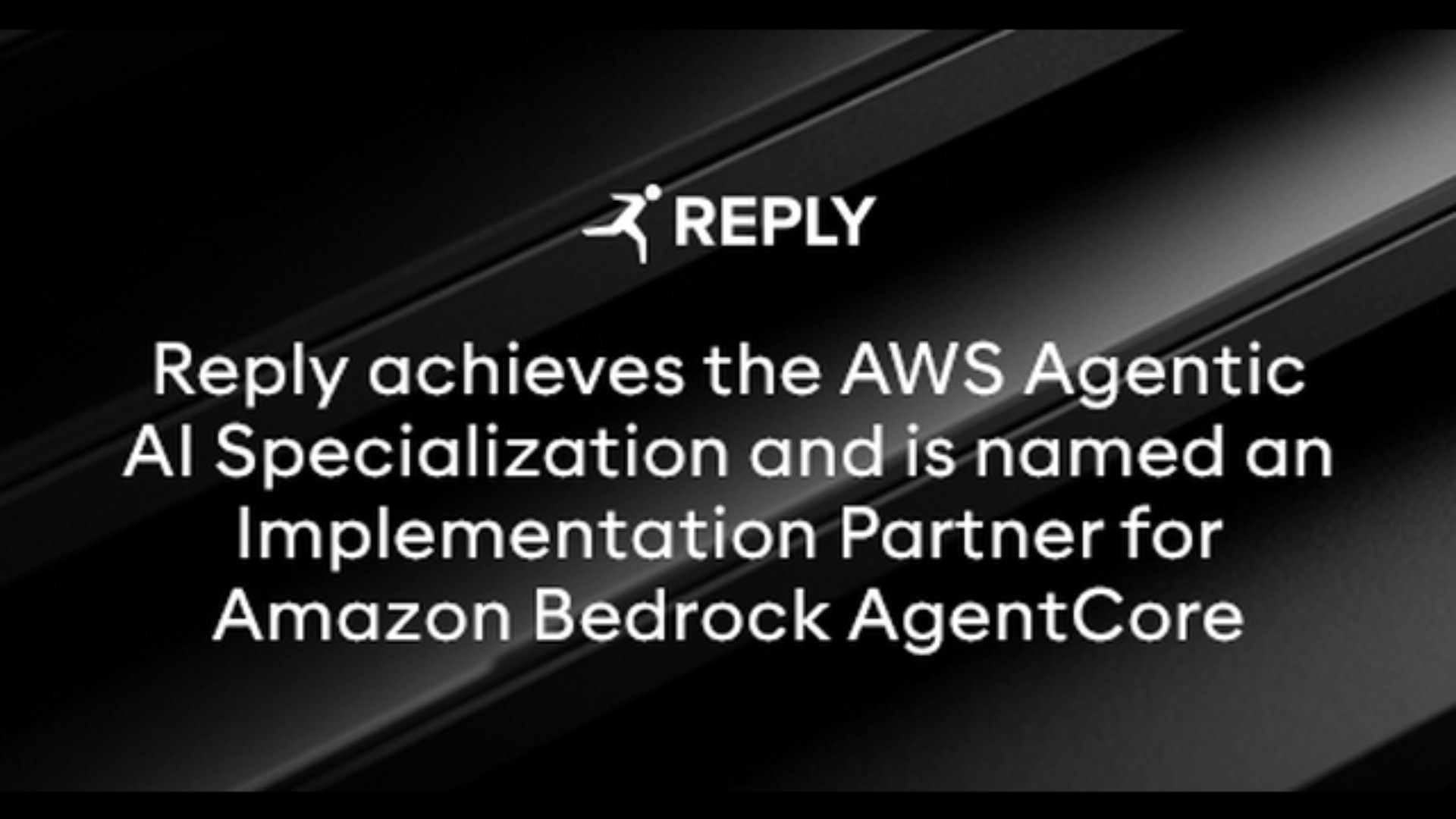 Reply ottiene la specializzazione AWS Agentic AI