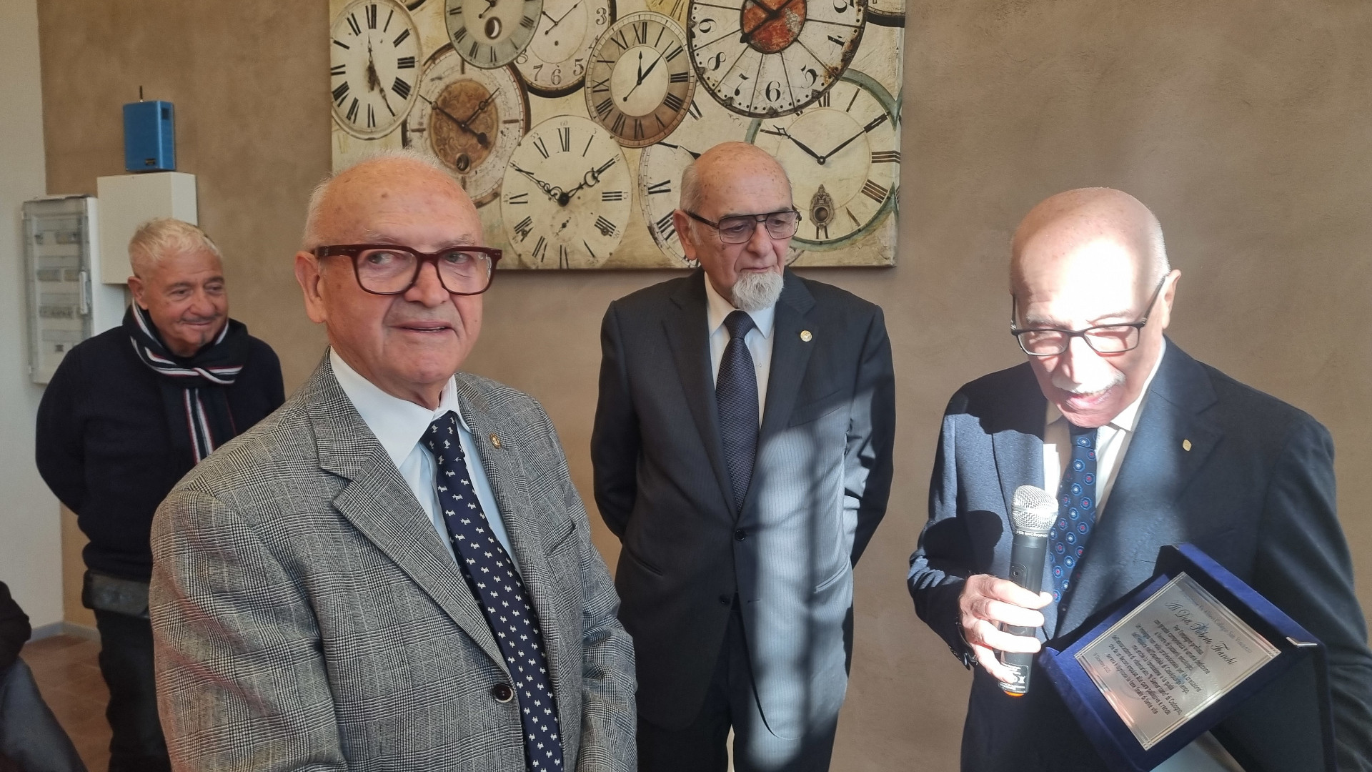 Da sinistra Franco Scepi, Giuseppe Ticchi, Stefani Campagnoli e Roberto Franchi - © Libertà/Gabriele Faravelli
