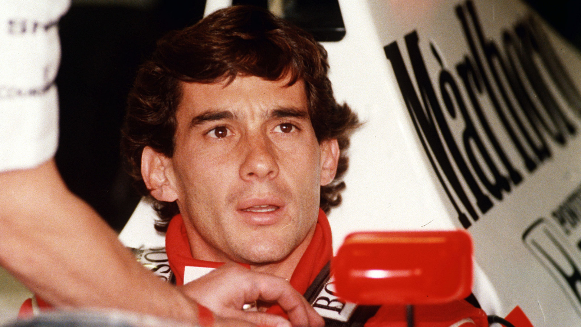 Il pilota Ayrton Senna