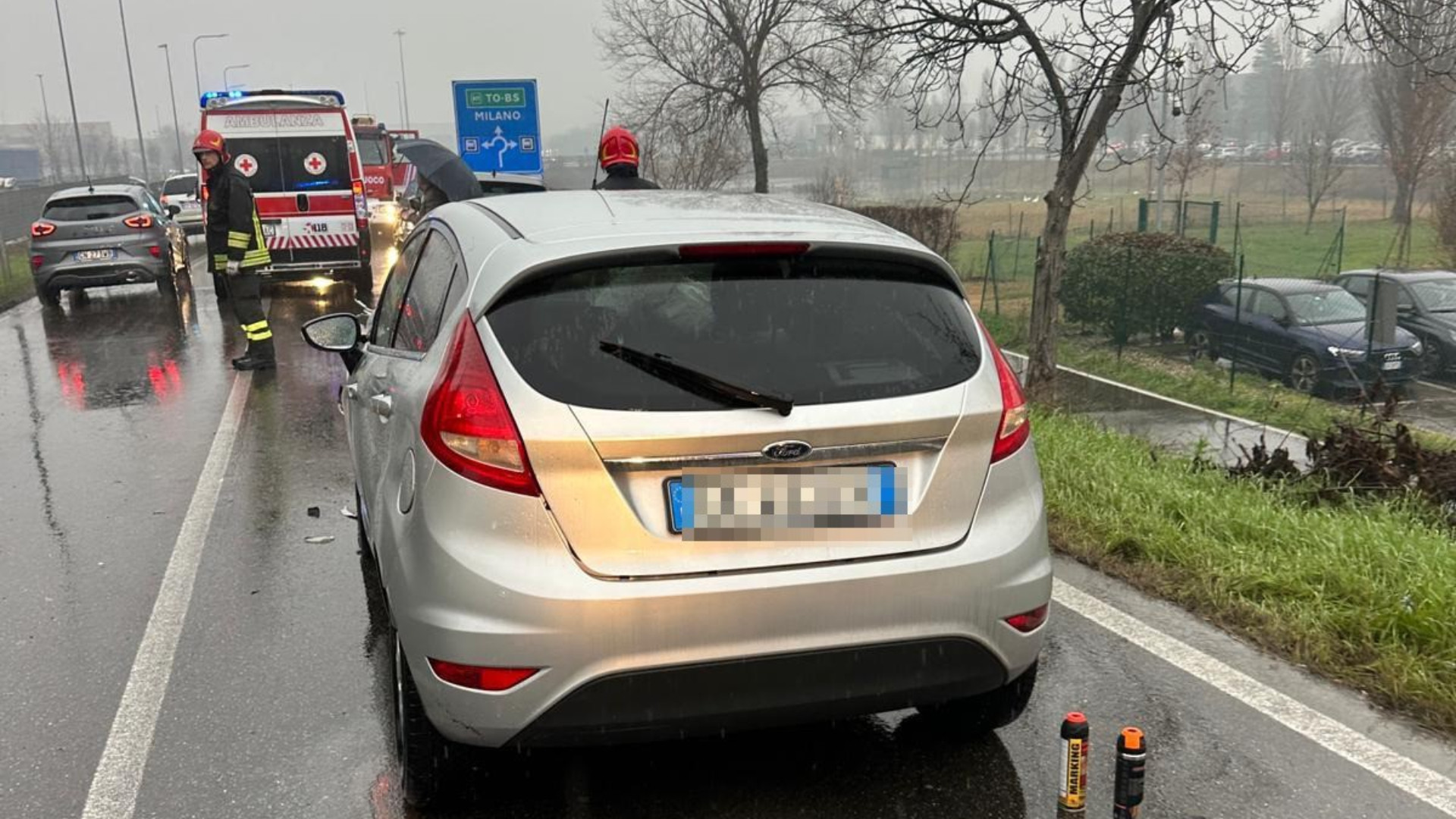 Tamponamento a catena a Castel San Giovanni, traffico paralizzato
