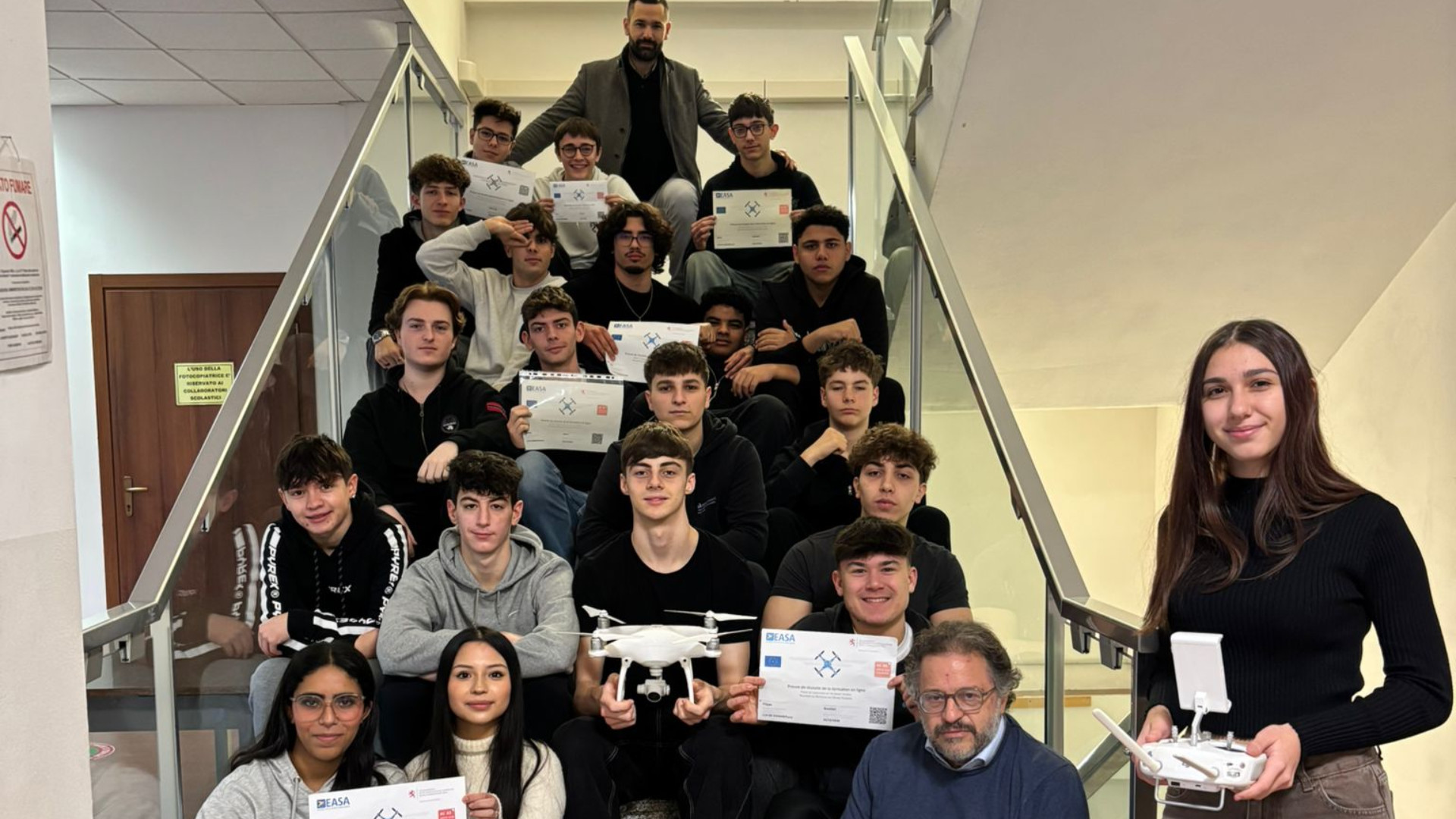 Baby geometri e droni, in 22 prendono il patentino