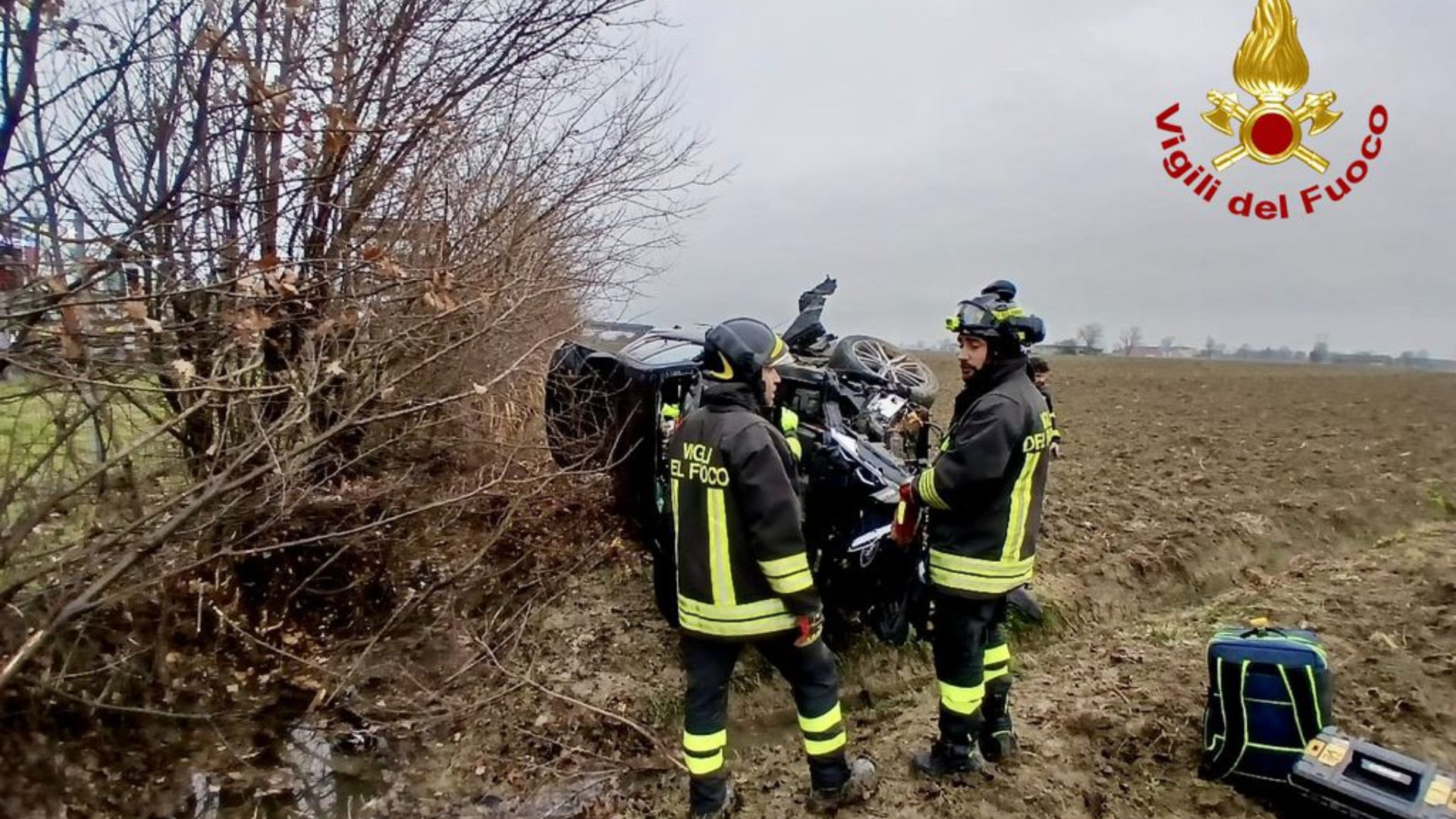 I soccorsi dei vigili del fuoco