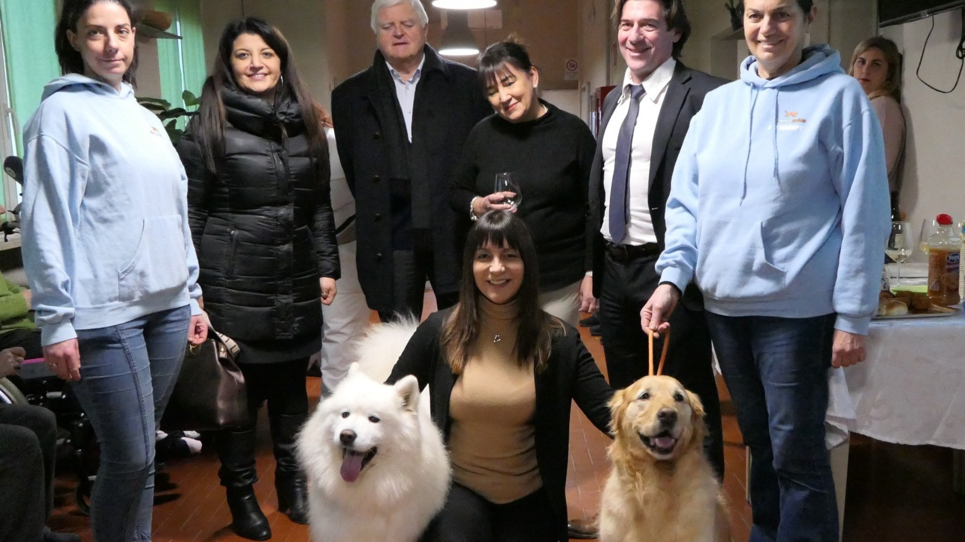 I due cani nella casa protetta Albesani - © Libertà/Mariangela Milani