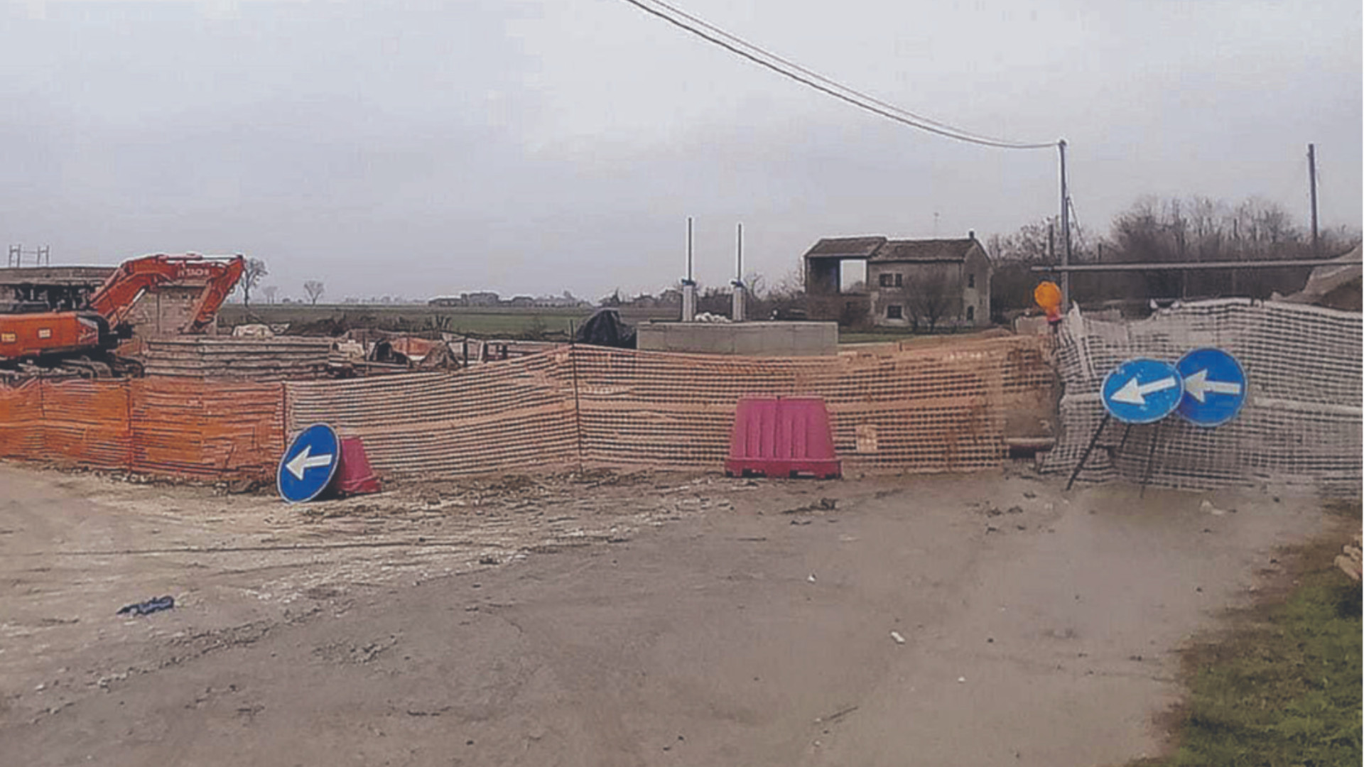 Cantiere in ritardo: «Sicurezza a rischio sulle strade di Caorso»