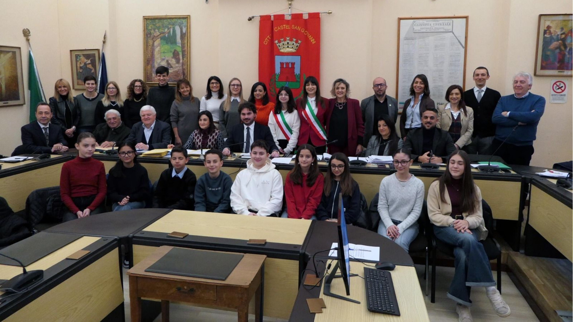 «La nostra energia per il paese», giura la neo sindaca dei ragazzi