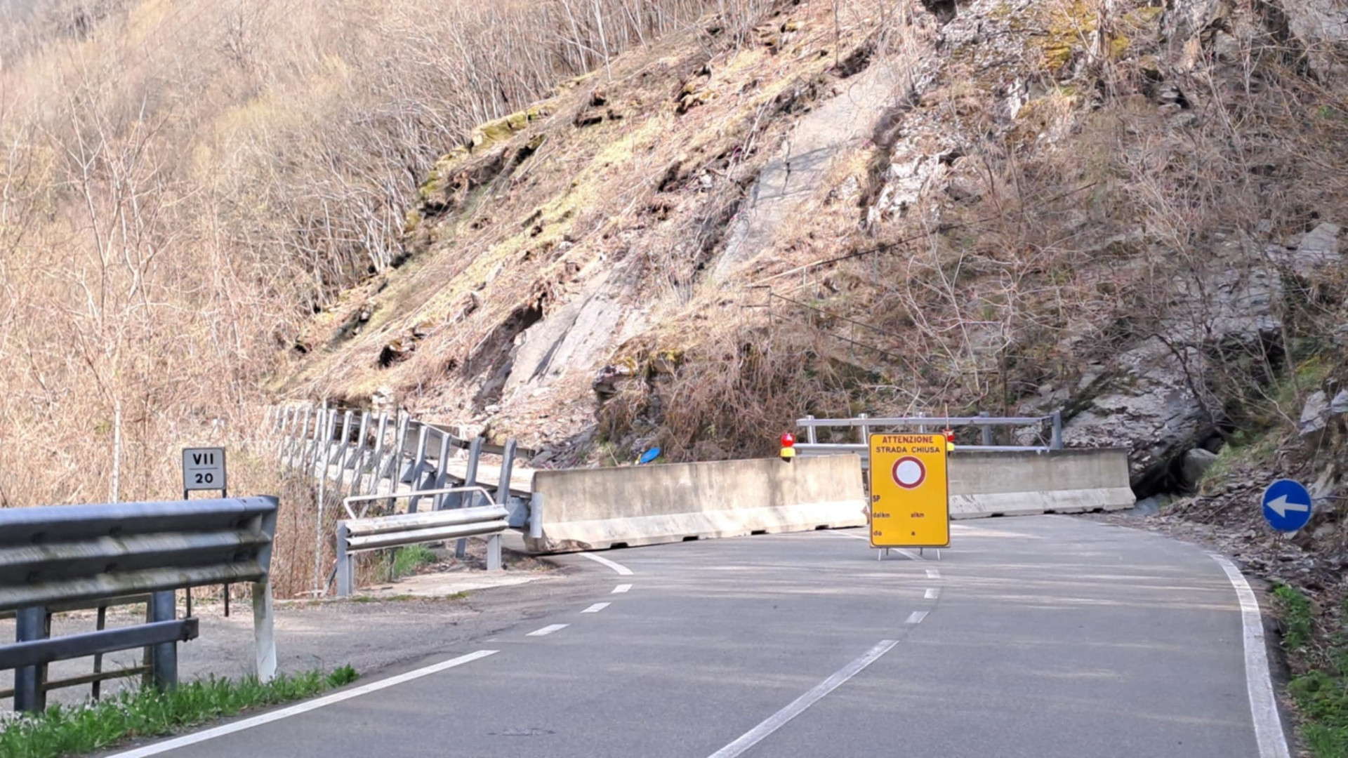 Un ponte Bailey sulla provinciale della Val d'Aveto