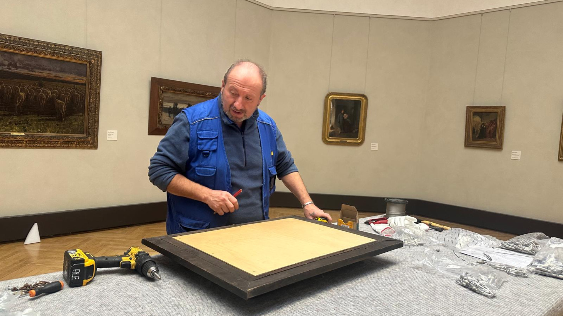 Lavori in corso alla Ricci Oddi