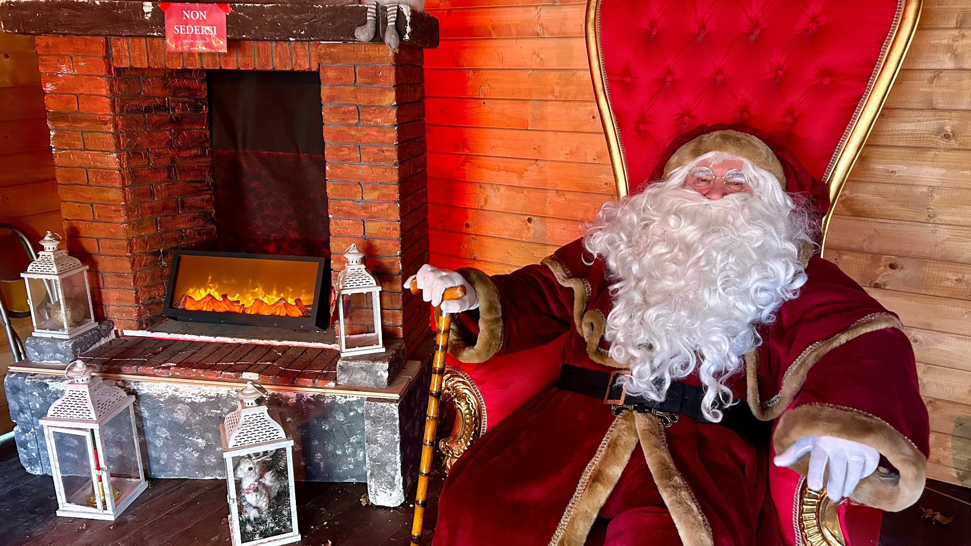 Il Babbo Natale di Grazzano, «una fatica bellissima»