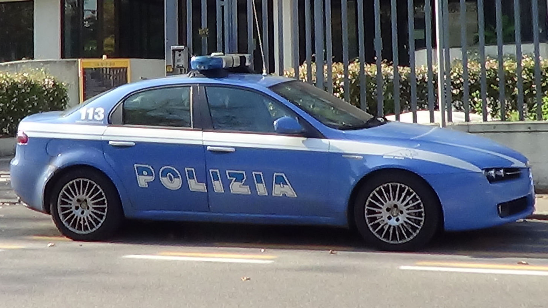 Una volante della polizia