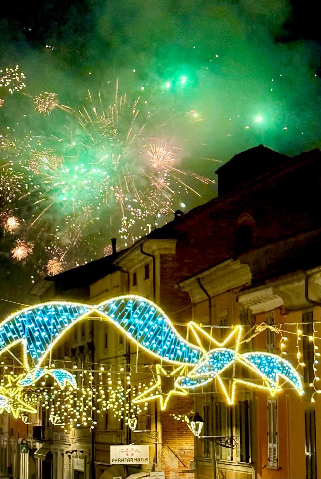 Così il cielo di Castelsangiovanni ieri notte