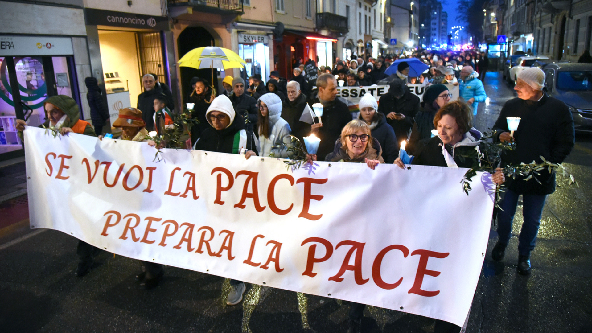 Una marcia della pace a Piacenza