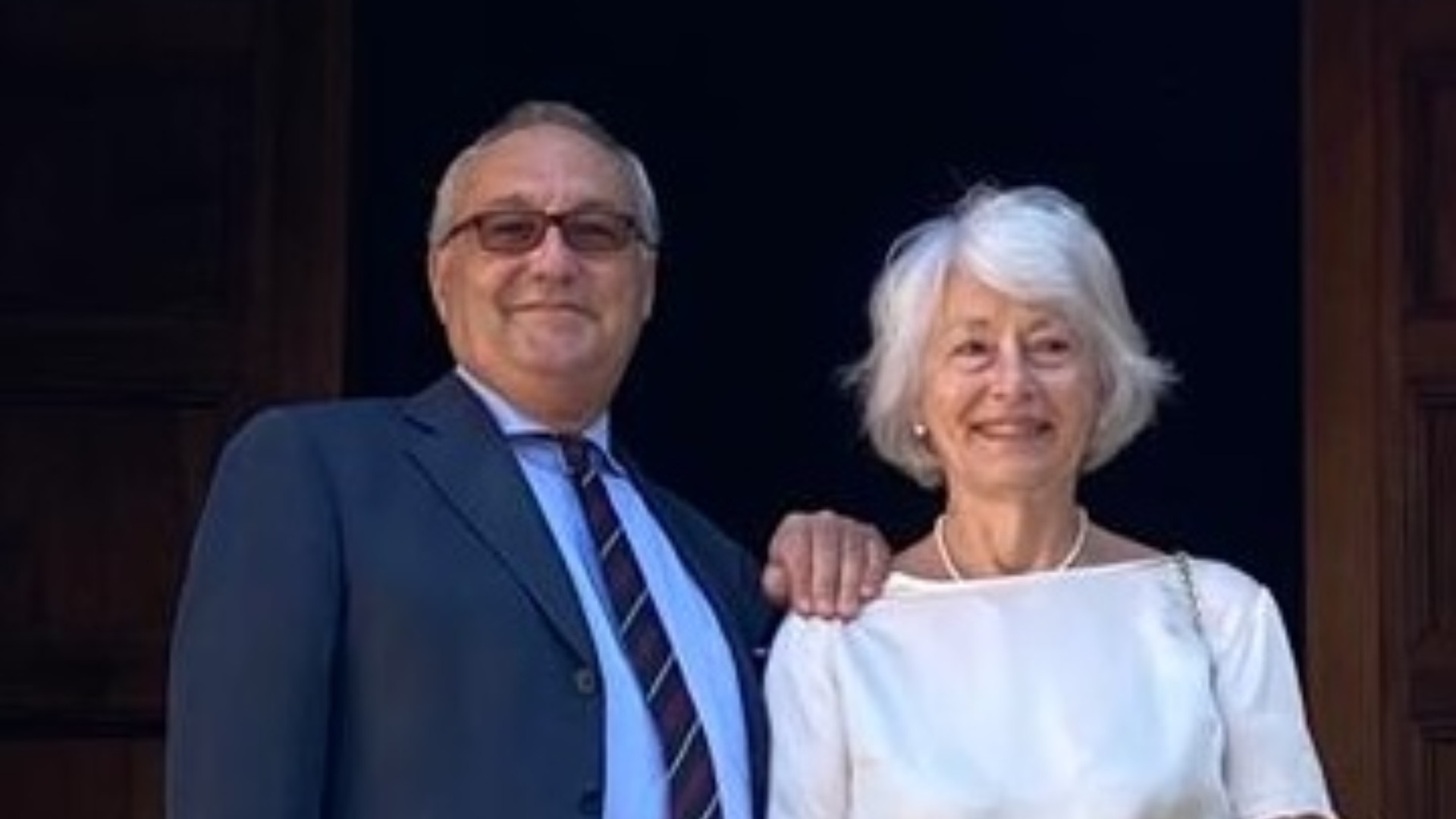 Giampietro Comolli e la moglie Cristina Mangiarotti