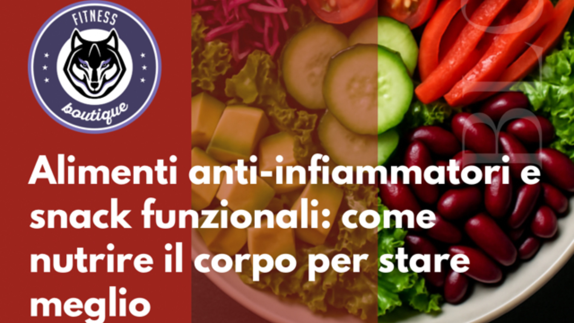 Alimenti anti-infiammatori e snack funzionali
