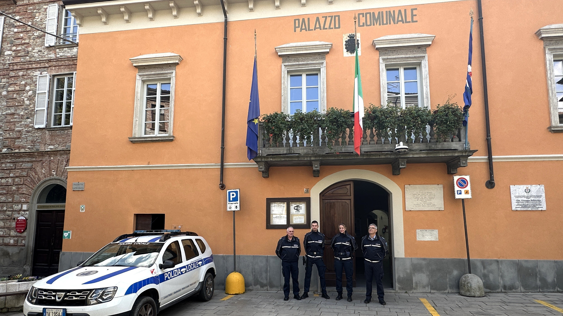 Il municipio di Bobbio
