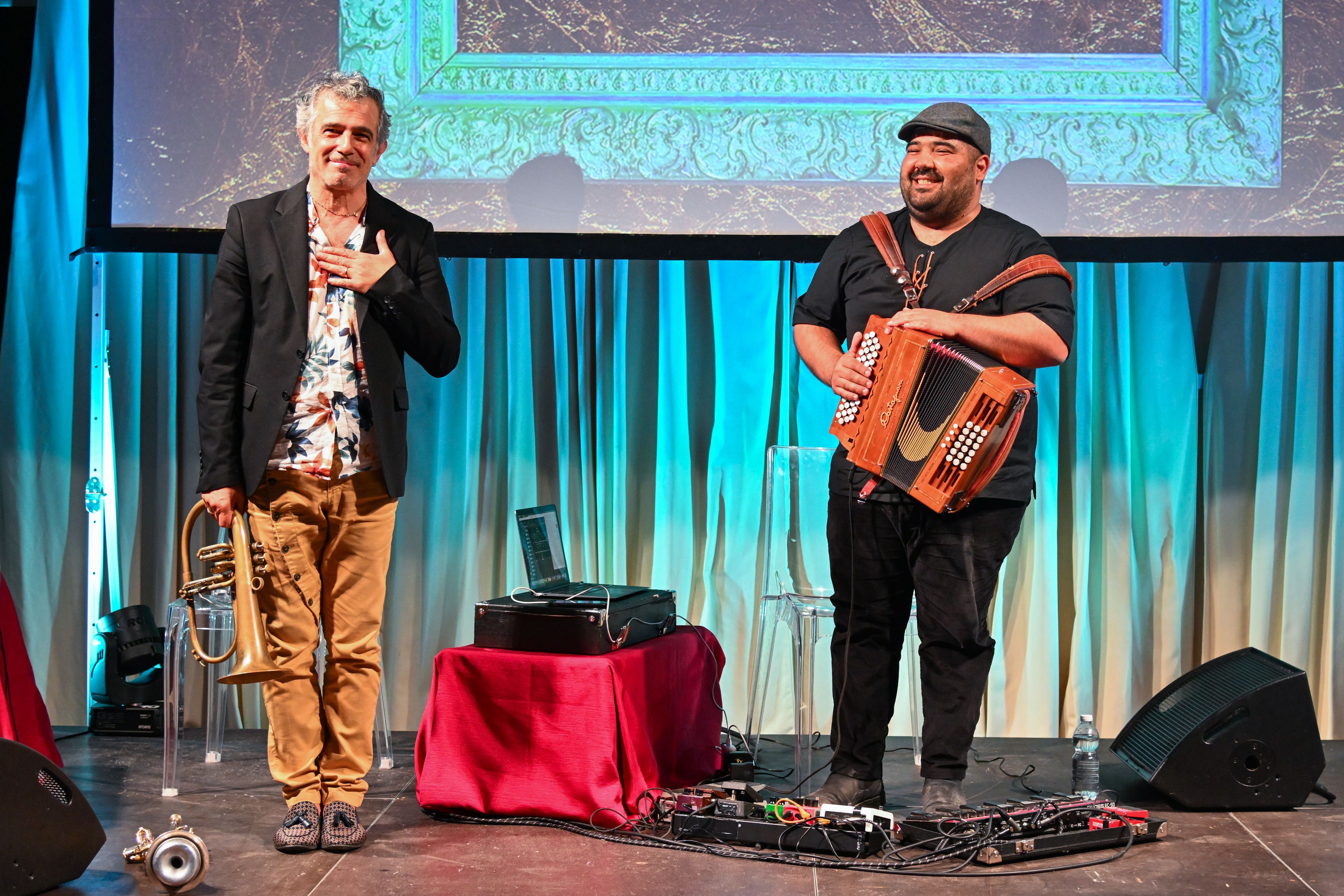 Paolo Fresu con Pierpaolo Vacca