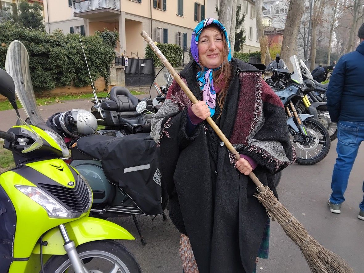La Motobefana sul Facsal (foto Delpapa)