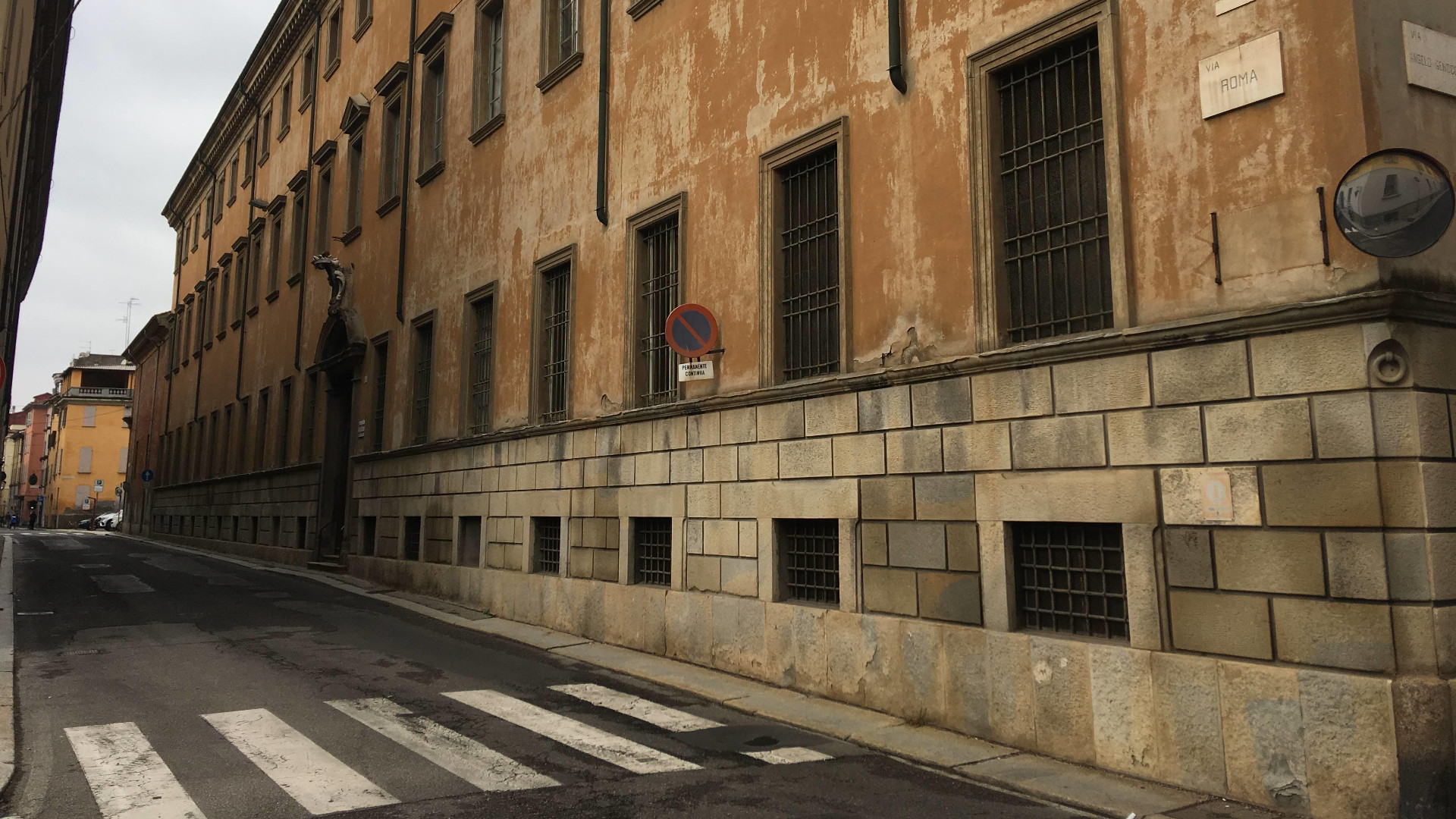 La zona in cui è avvenuta l'aggressione