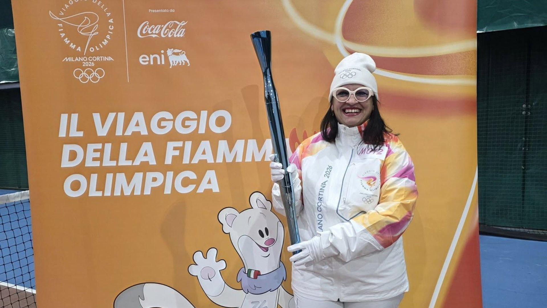 La tedofora piacentina a Maranello: «Che emozione quei duecento metri»