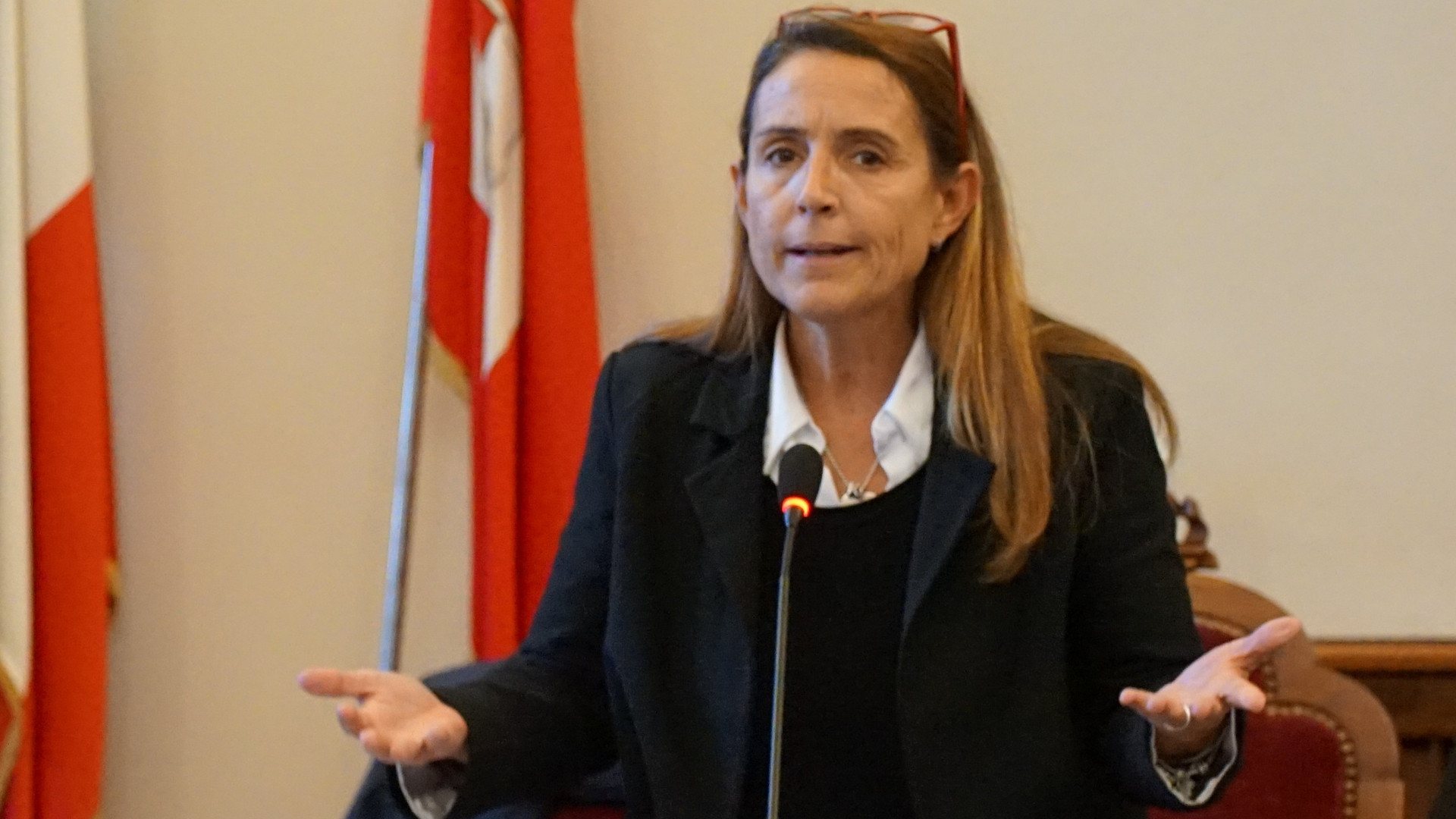 La sindaca di Piacenza Katia Tarasconi