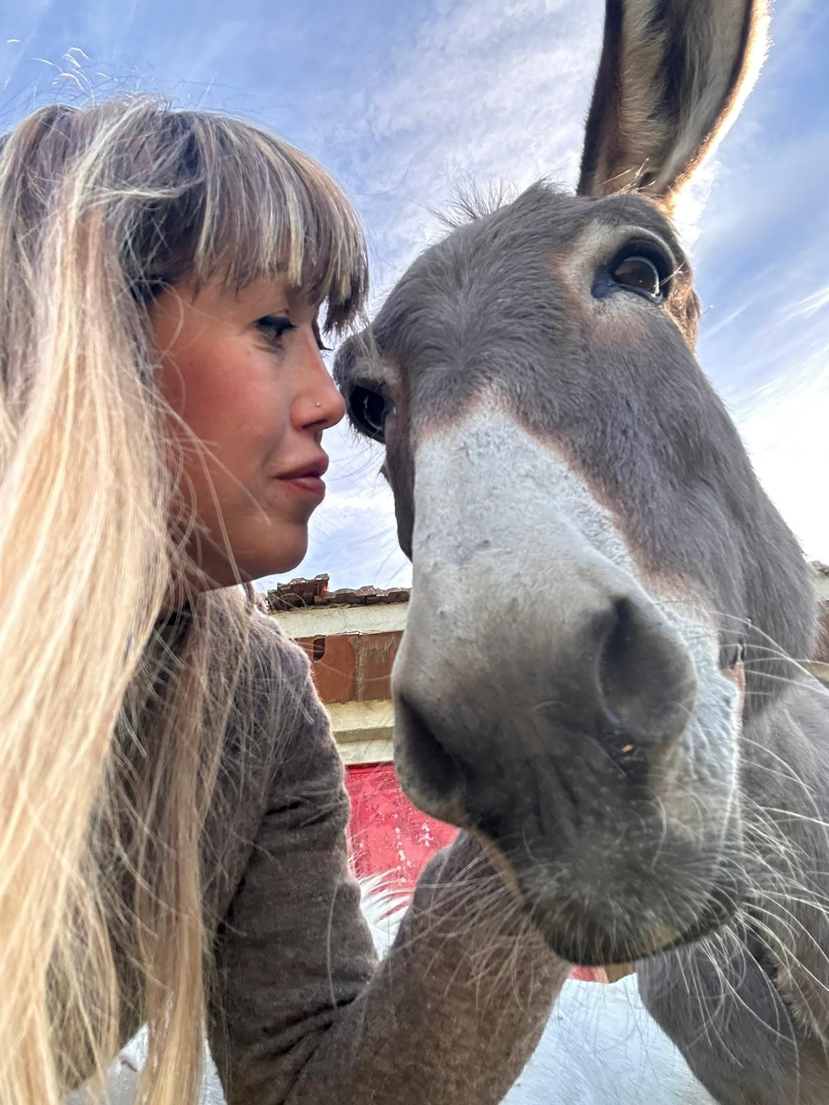  La ciuchina Irene, 10 anni, con la compagna Antonietta