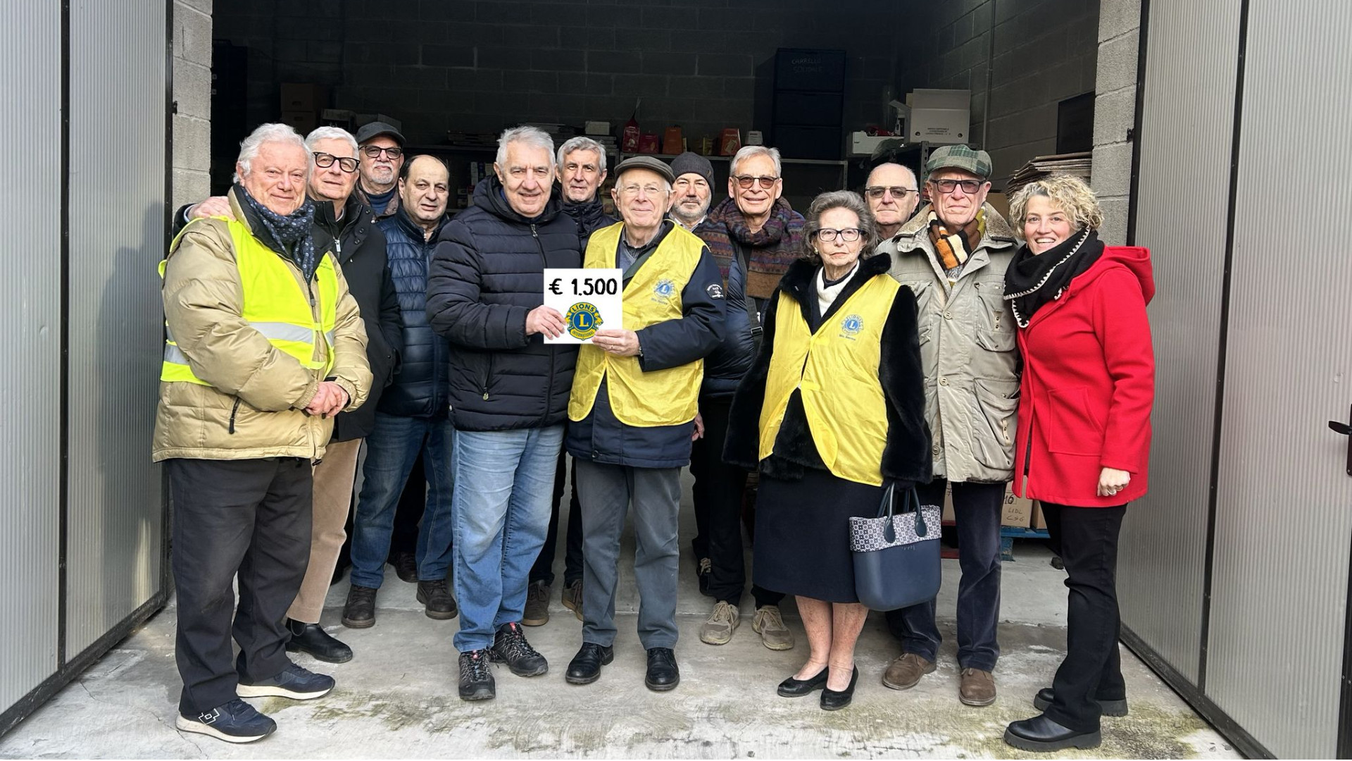 Solidarietà a Castello, dai Lions 1.500 euro per le famiglie bisognose