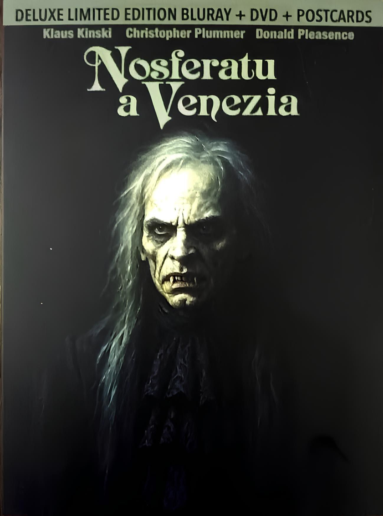 La copertina del bluray "Nosferatu a Venezia" (Dynit/Rustblade)
