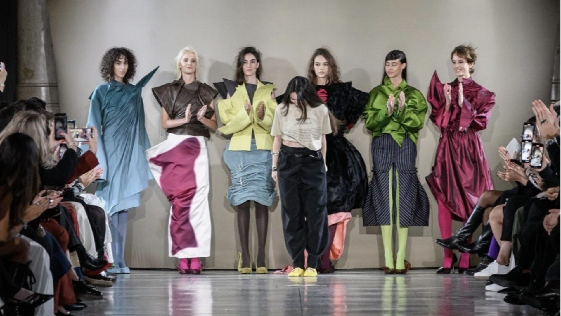 La stilista Bianca Rotaru ha presentato la sua collezione- © Libertà/Giulia Marzoli