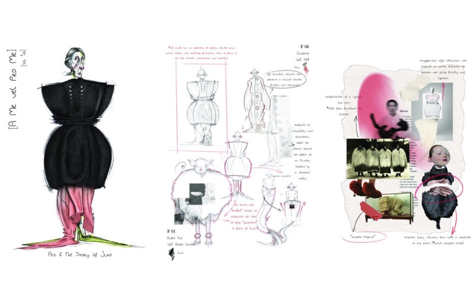 Alcuni modelli della stilista Bianca Rotaru