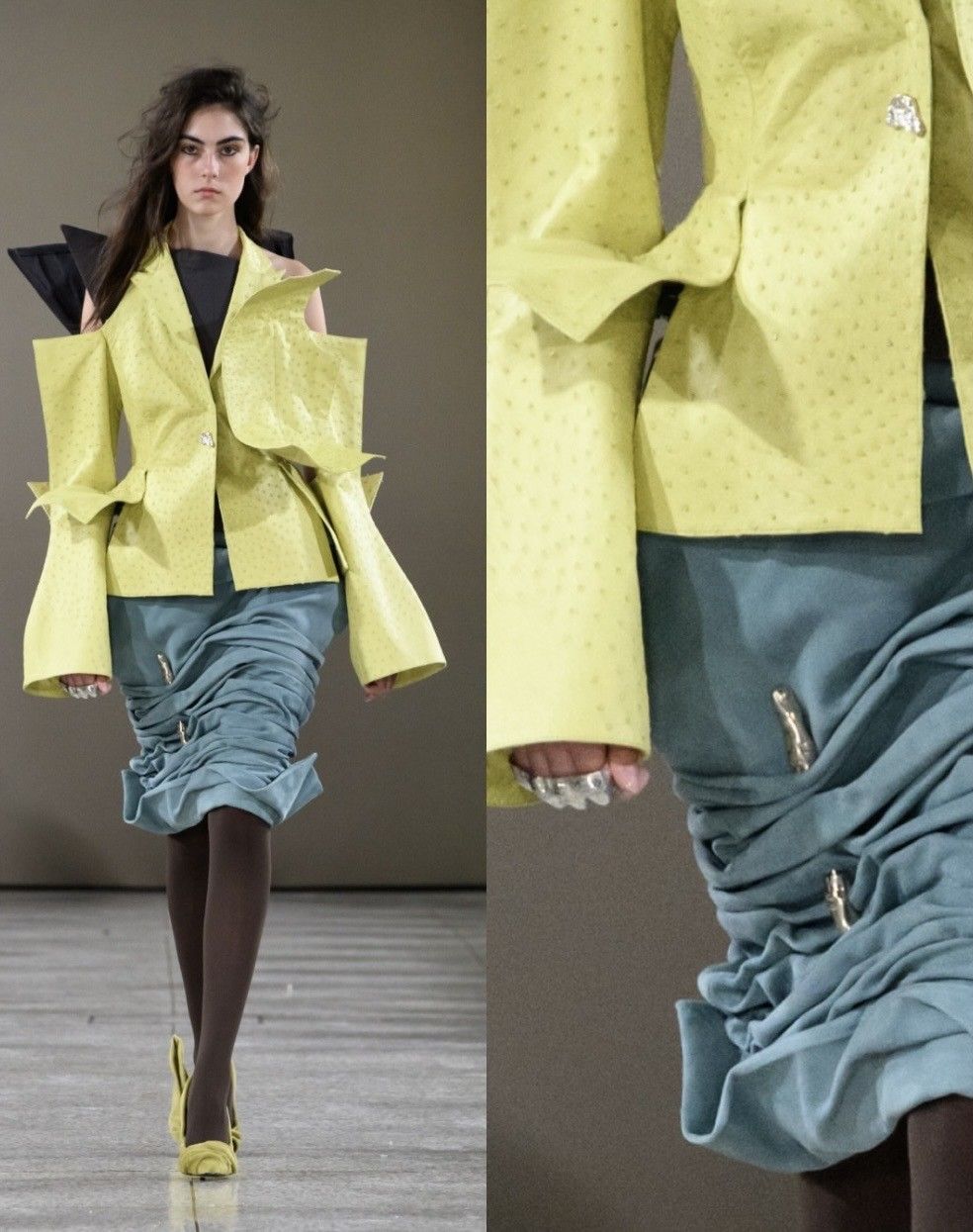 Altri pezzi della collezione con alcuni dettagli del modello