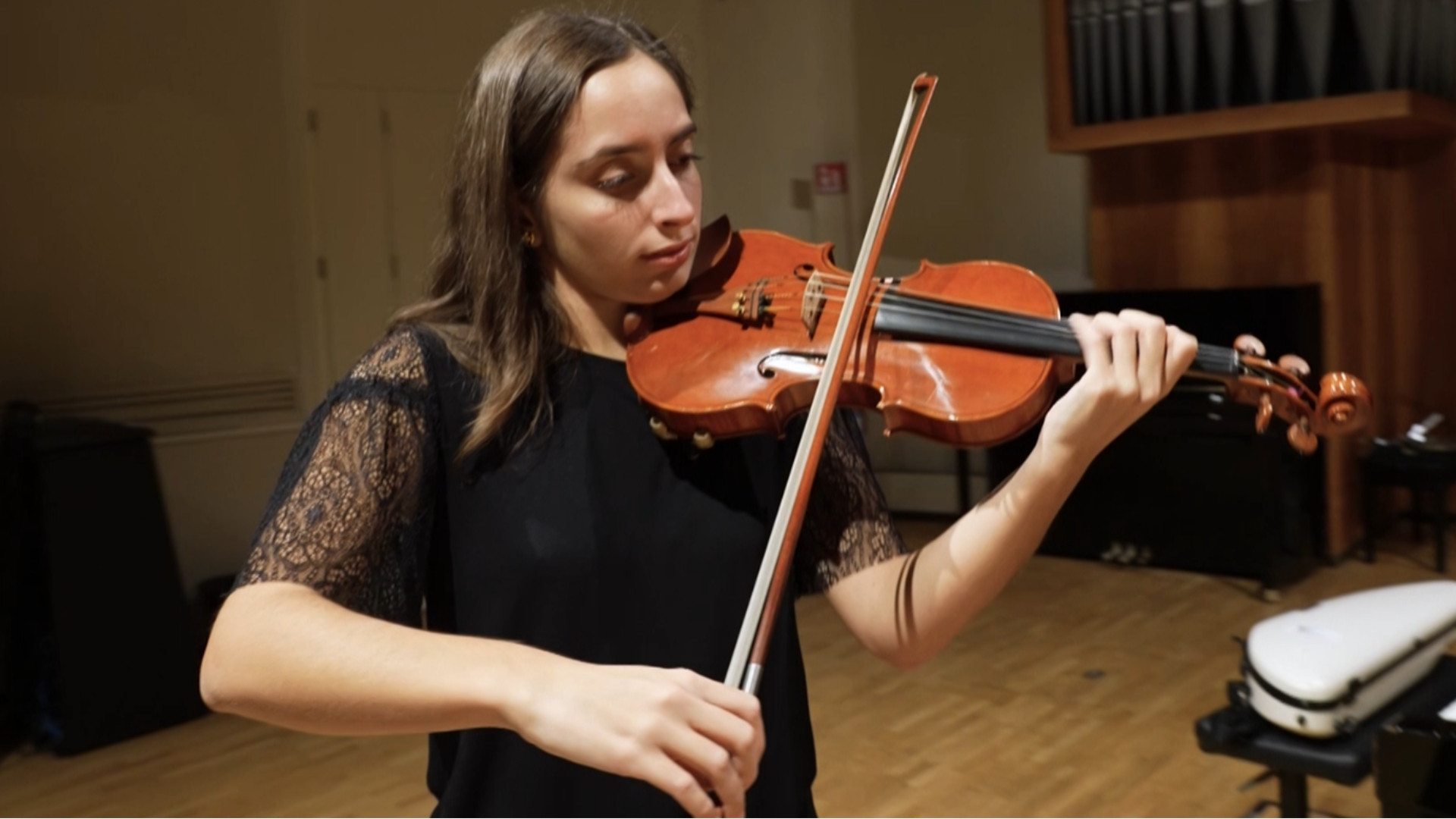 Manuela e l'amore per il violino: «La musica è una compagna di vita»