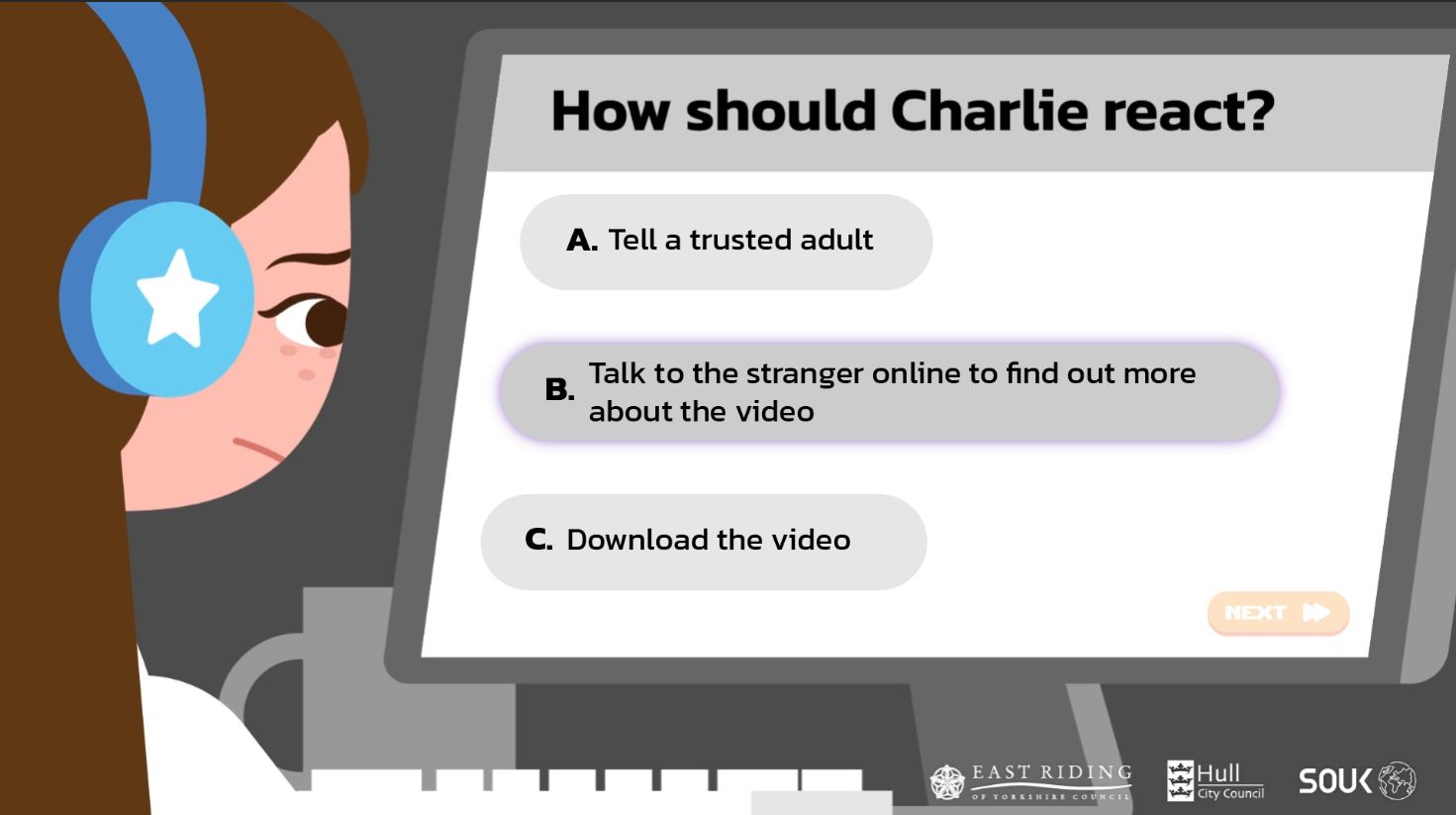 Una schermata di "Pathways"