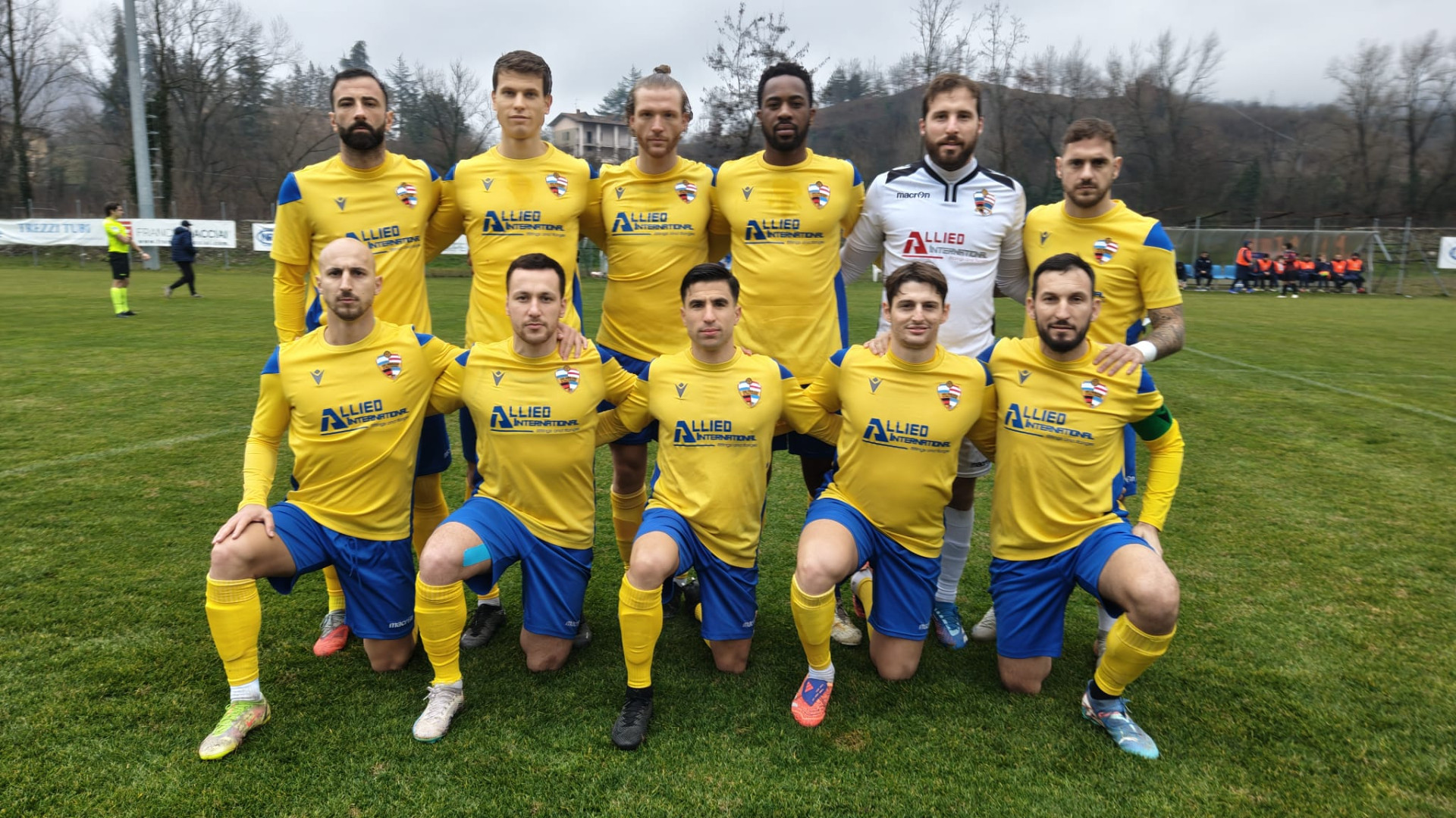 Il Nibbiano&Valtidone vittorioso oggi con la Fidentina (Foto Bersani)