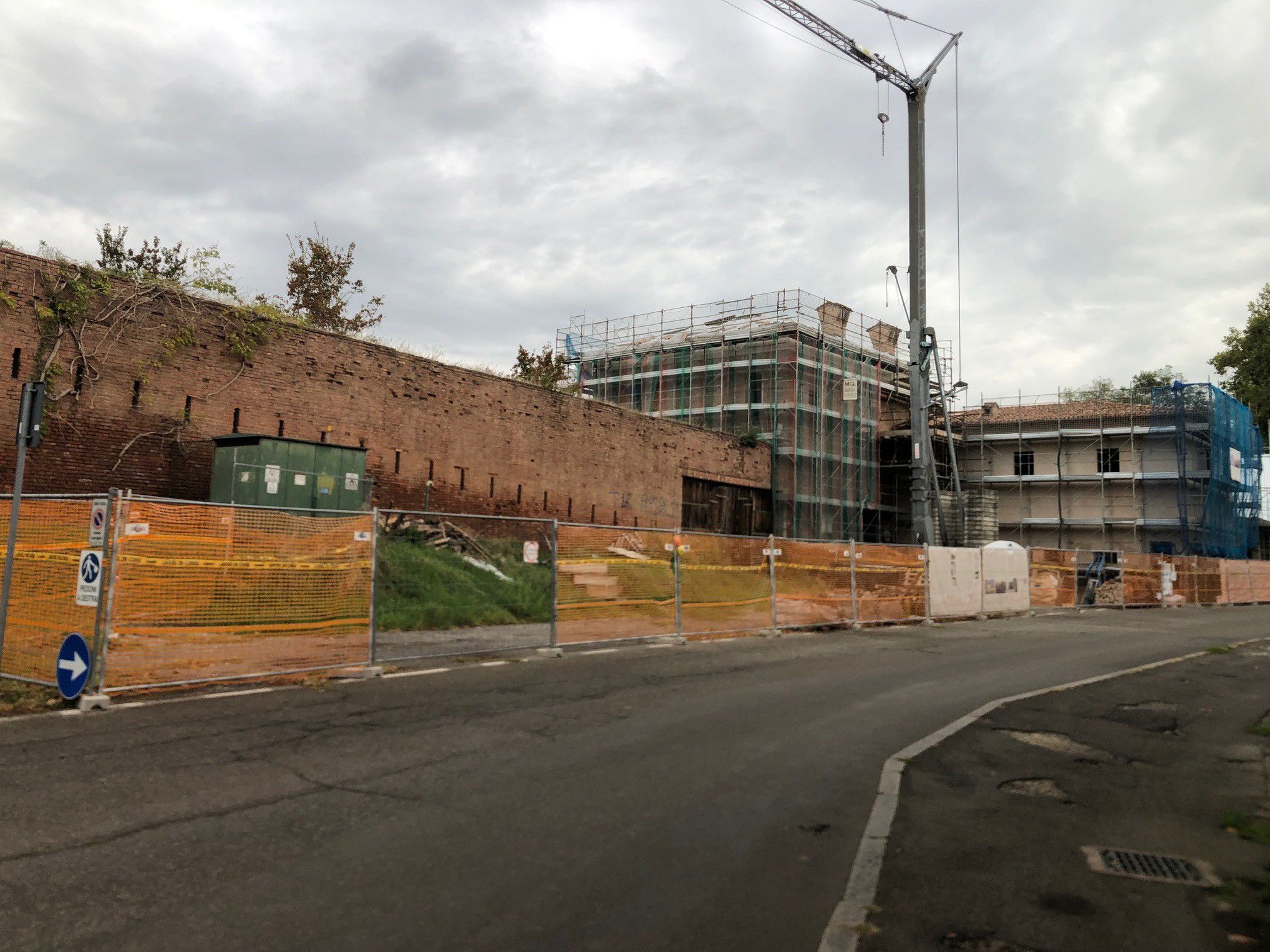 Il cantiere di Porta Borghetto 