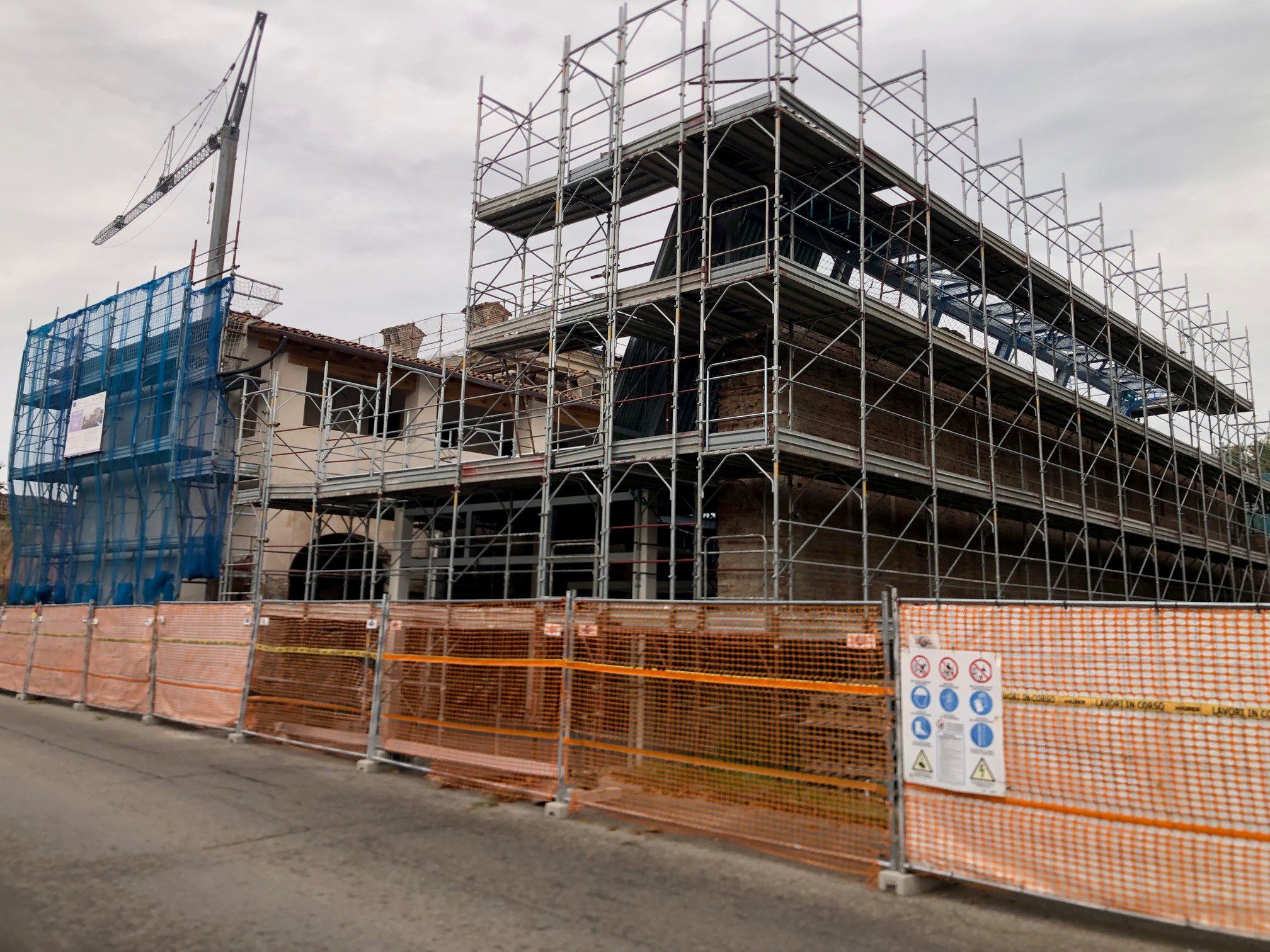 Il cantiere di Porta Borghetto 