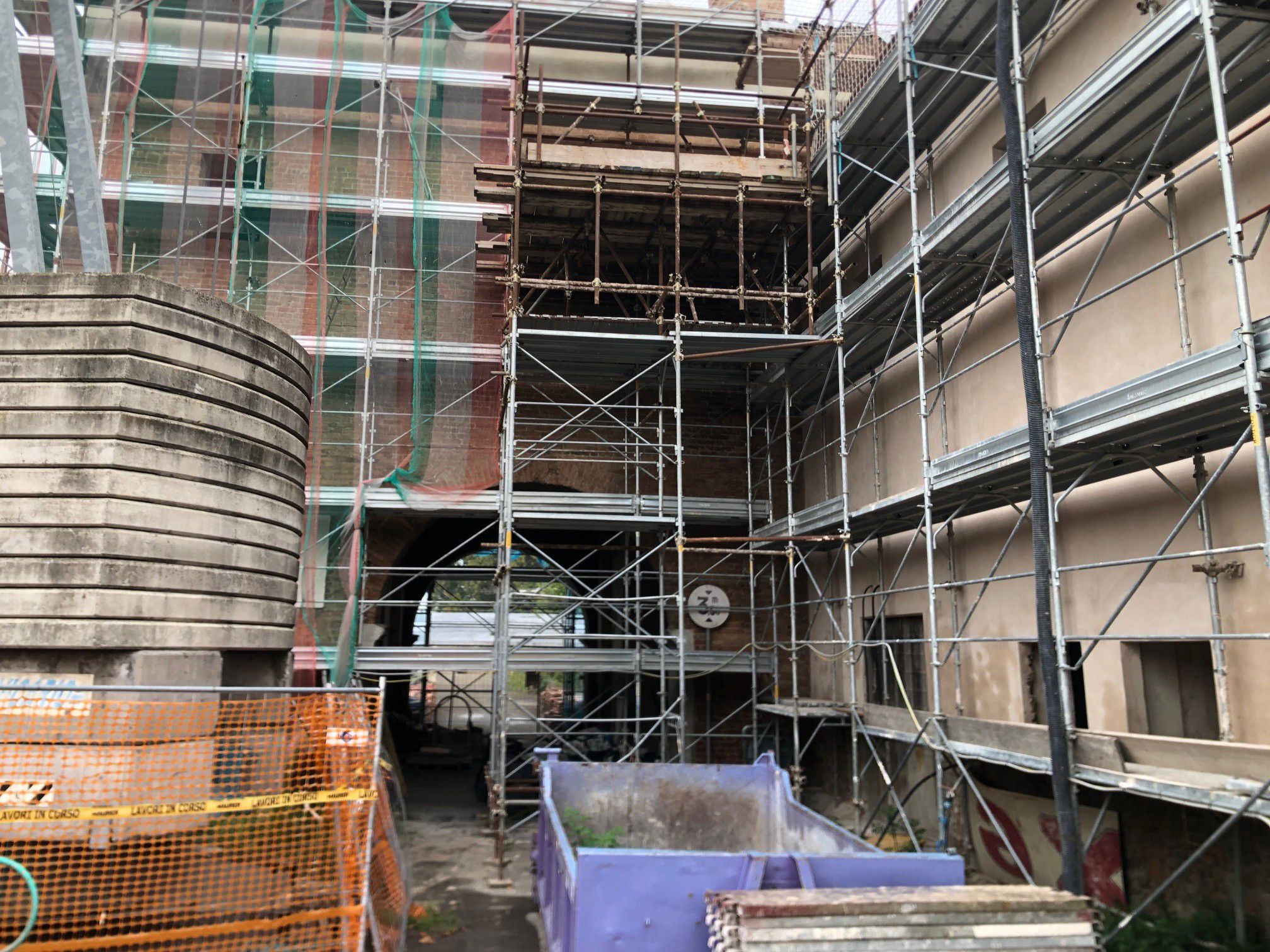 Il cantiere di Porta Borghetto 