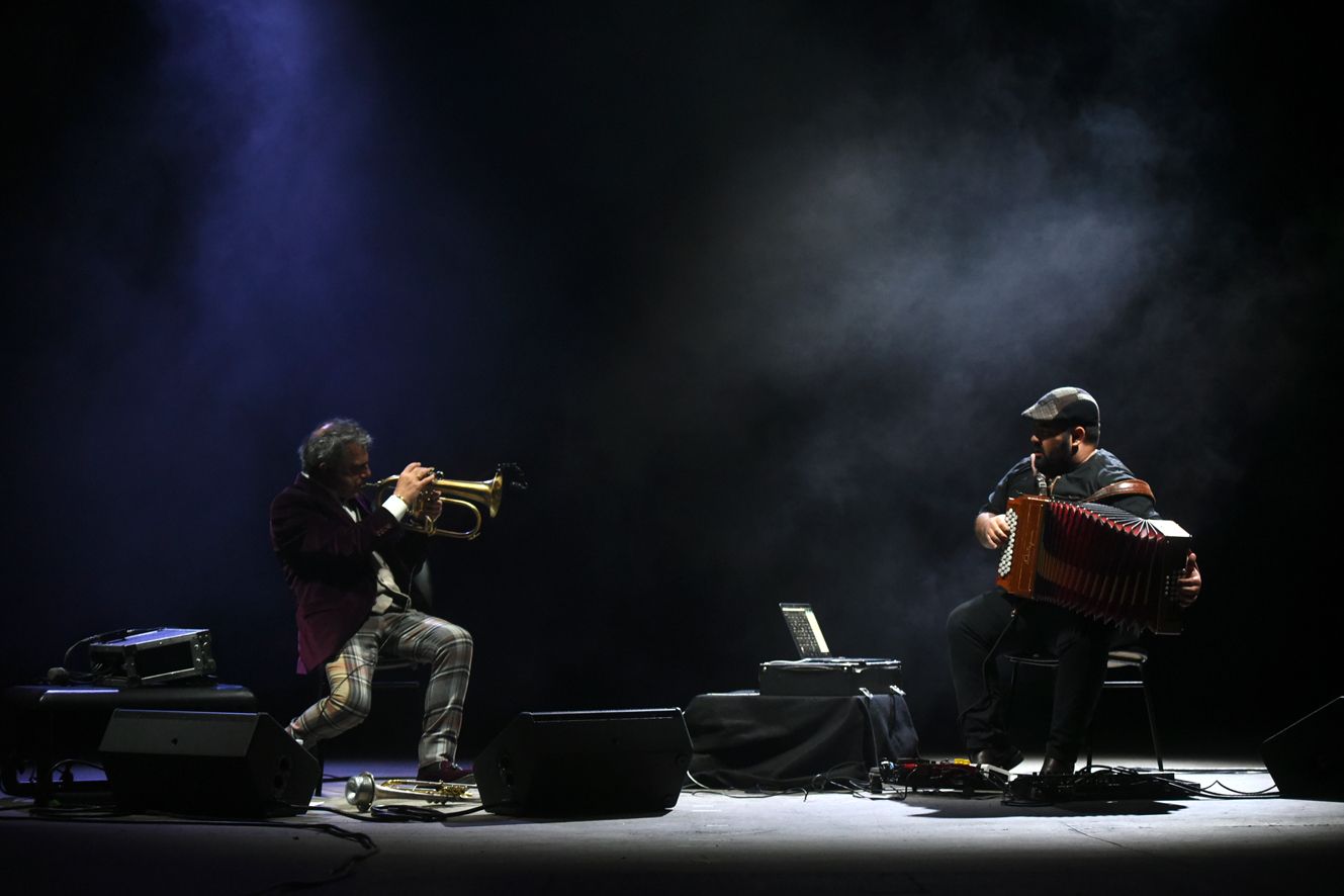 Fresu e Vacca durante il concerto per Donatella Ronconi (foto Del Papa)