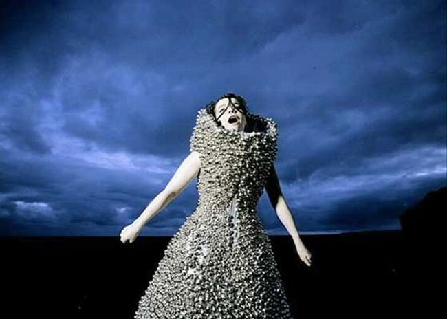 Björk avvolta dal Bell Dress