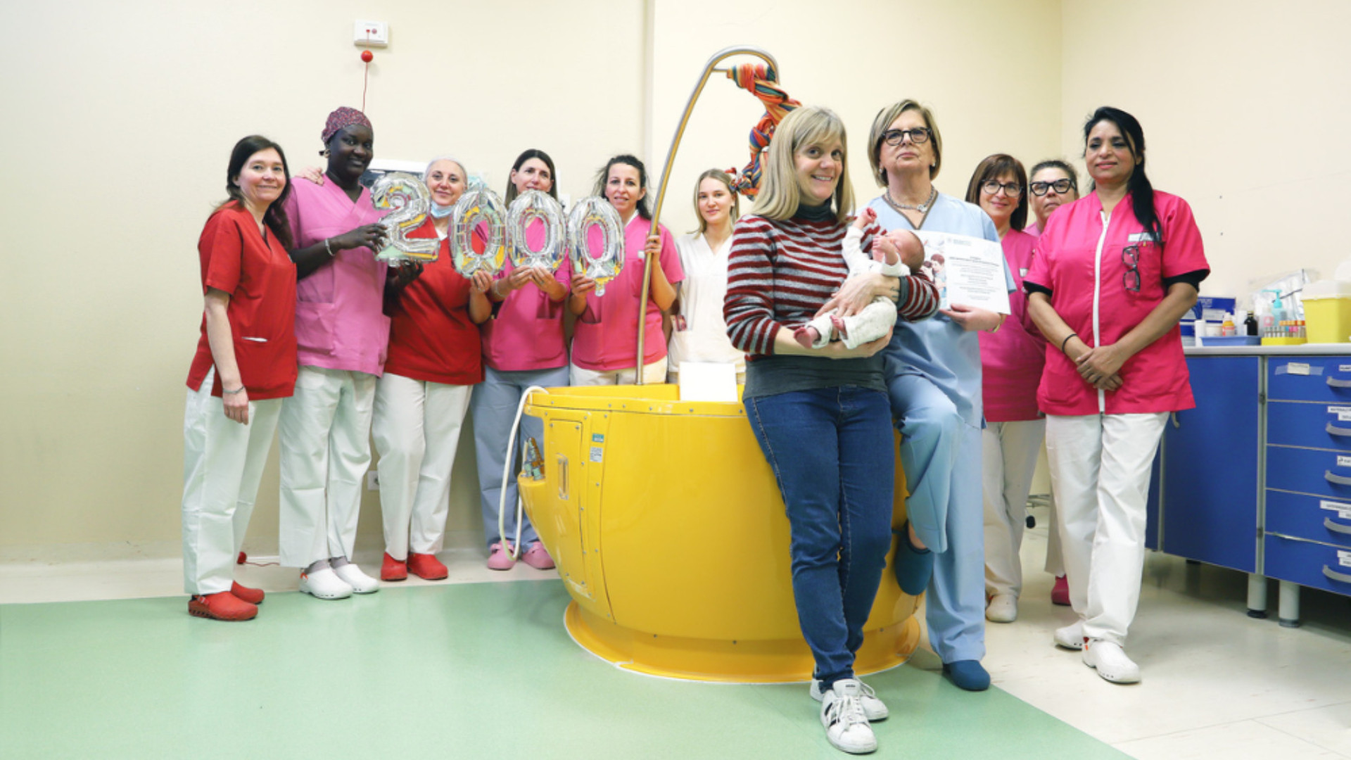 Parti in acqua, traguardo delle duemila nascite