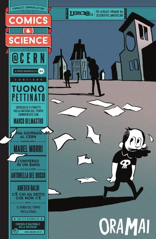 Il numero dedicato al CERN da Tuono Pettinato, scomparso nel 2021 a 45 anni