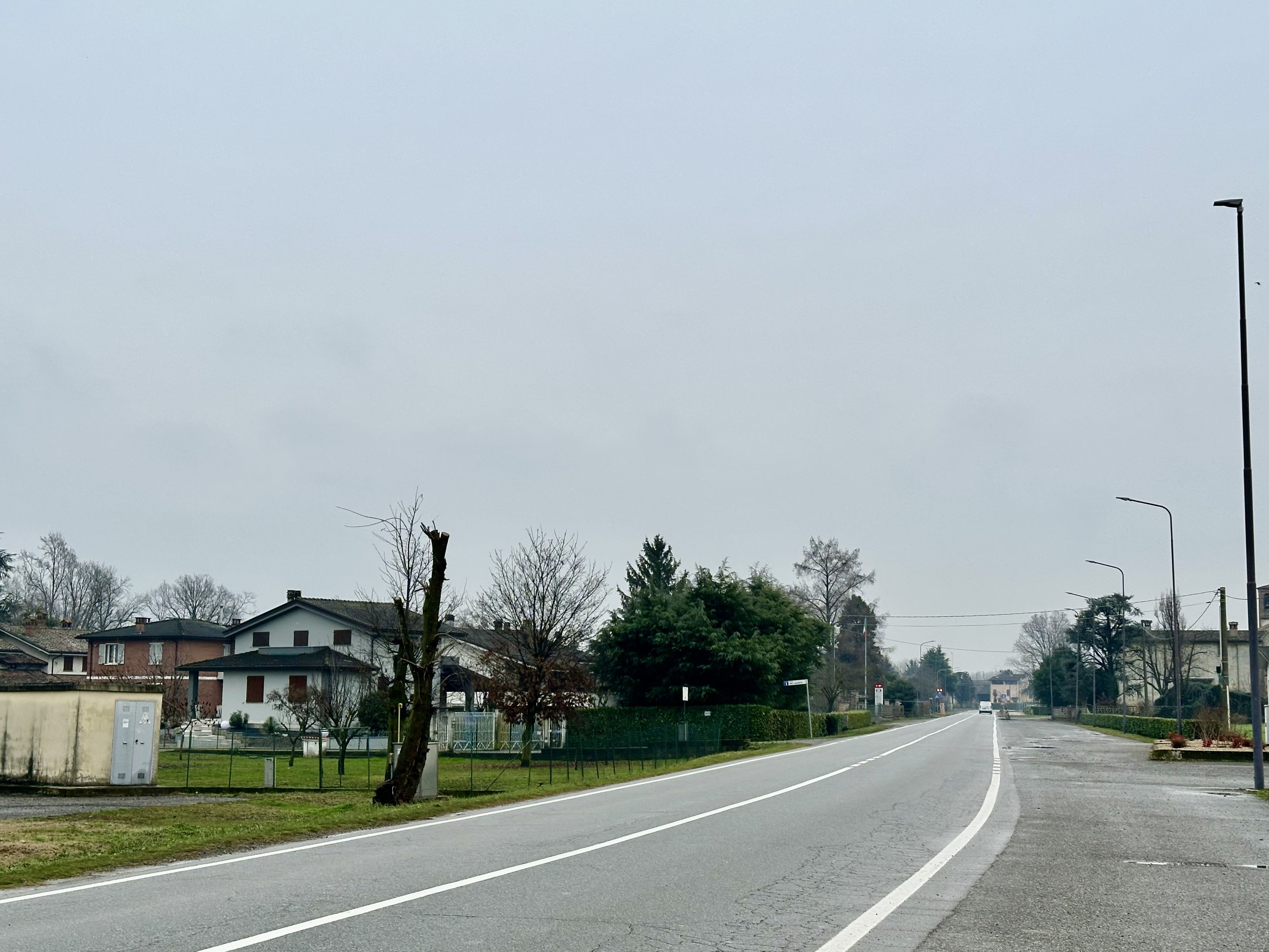 Tuna di Gazzola vista dalla Provinciale © Libertà/Cristian Brusamonti