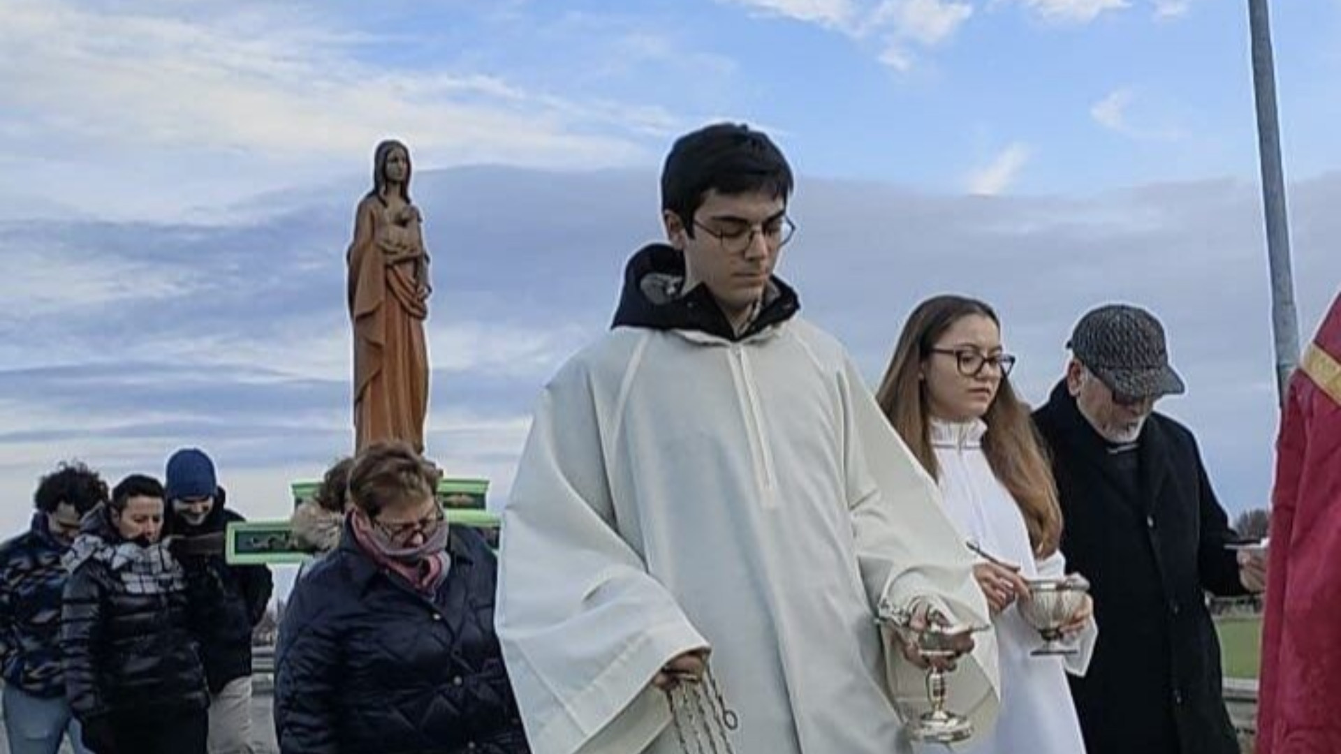 Benedizione delle acque e processione, festeggiata sant'Agnese