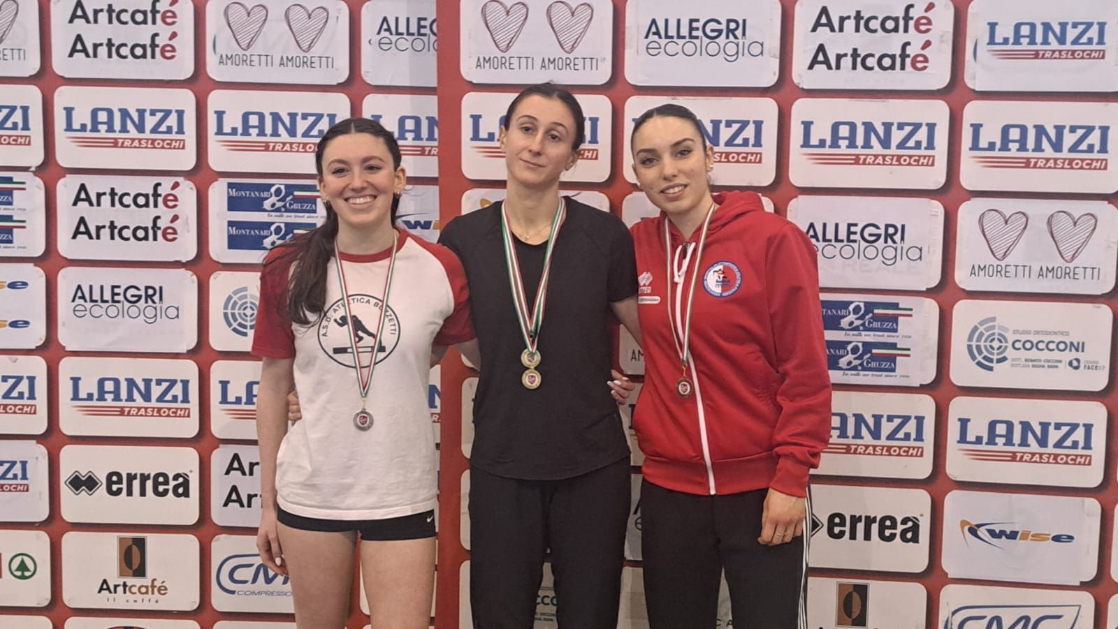 Alessia Achilli con la medaglia di bronzo